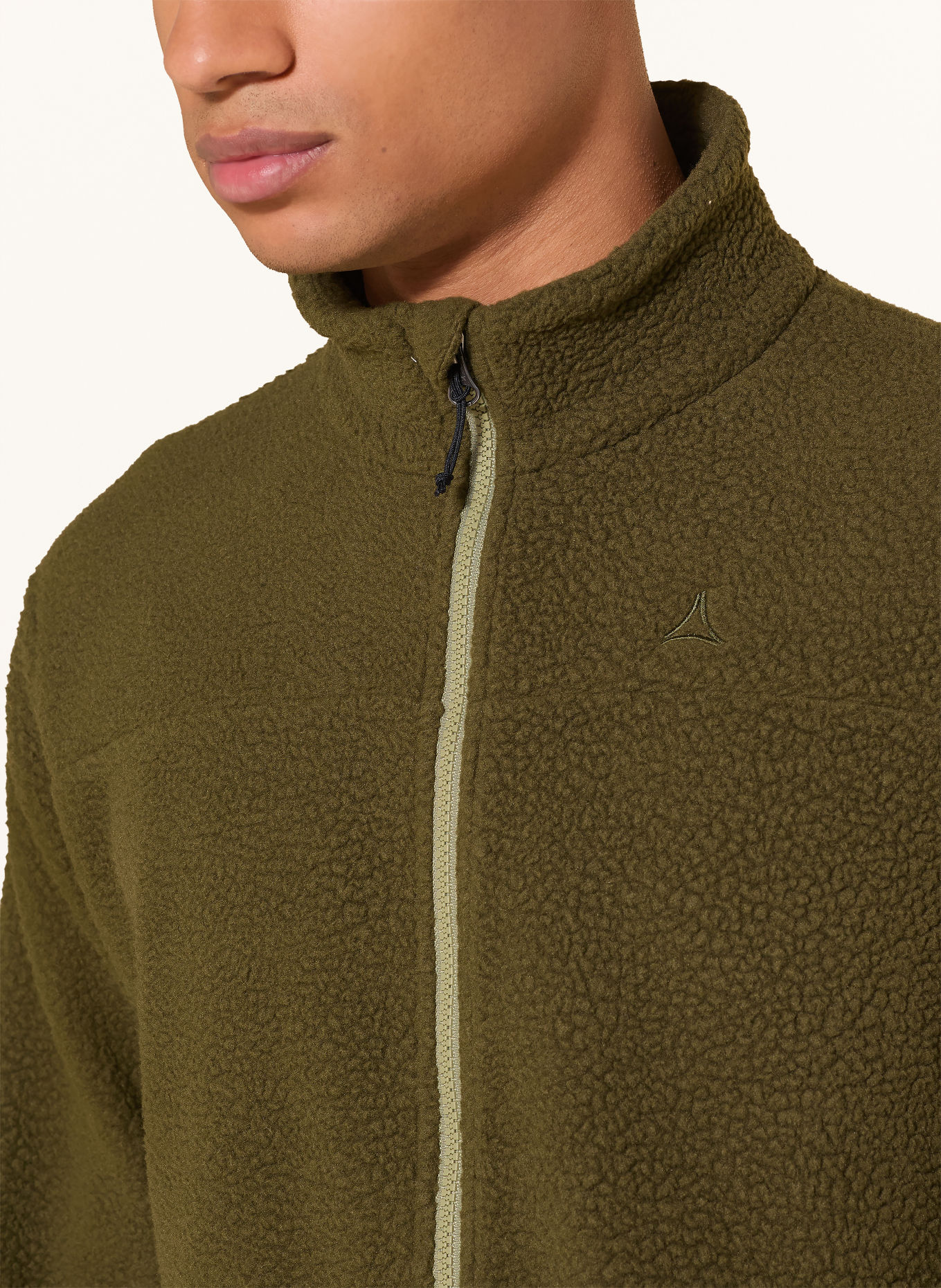 Schöffel Omkeerbare Fleece bodywarmer PURGA: OLIJF / ZWART