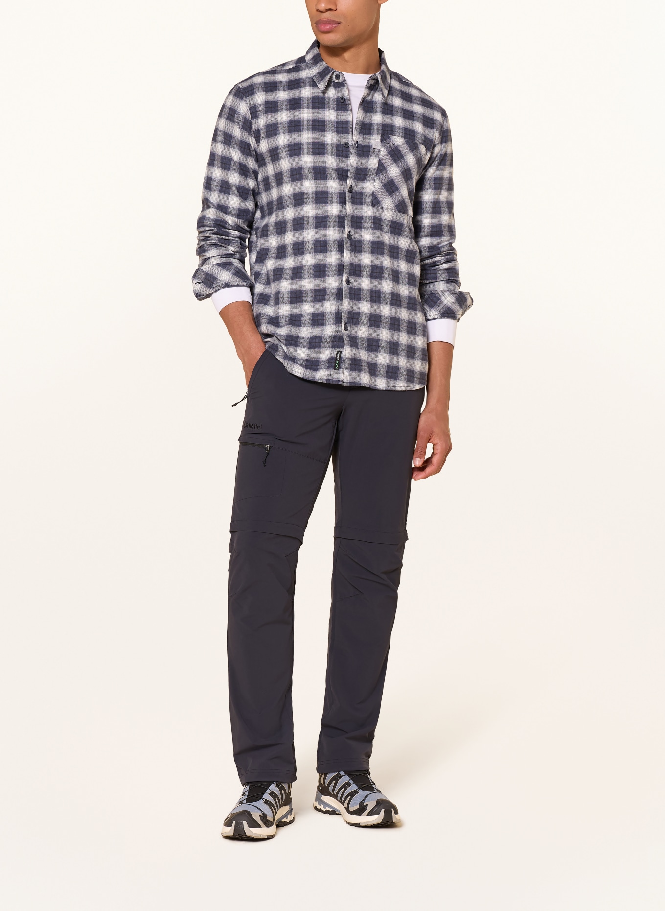 Schöffel KLEION Outdoor Shirt: BLUE / WHITE