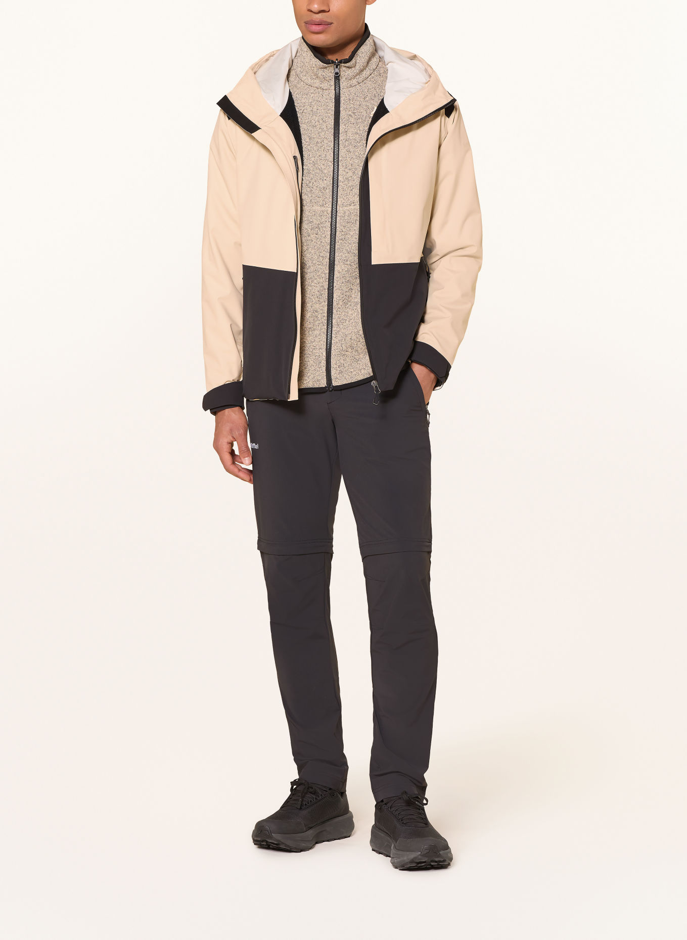 Schöffel REFOCA Functional Jacket: CREAM / BLACK