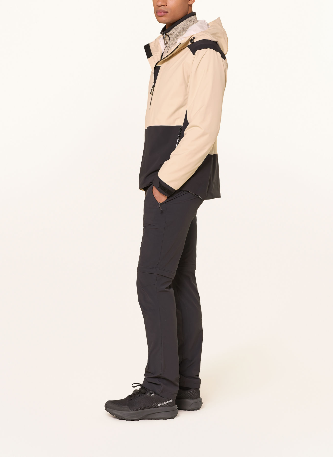 Schöffel REFOCA Functional Jacket: CREAM / BLACK