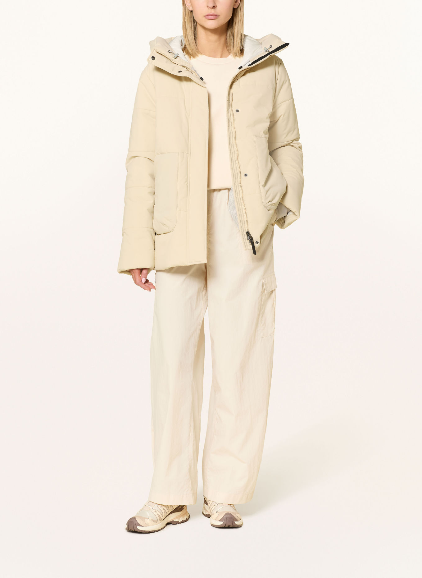 Schöffel PURGA Quilted Jacket: BEIGE