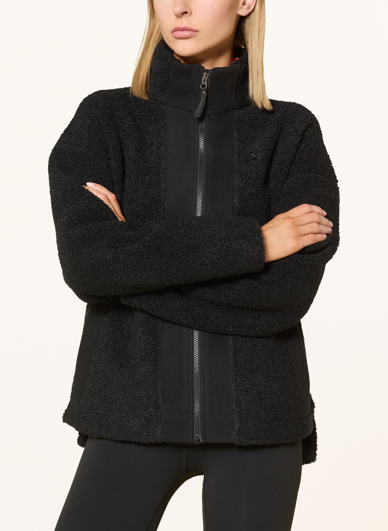 Schöffel KALMOR Teddy Fur Jacket: BLACK