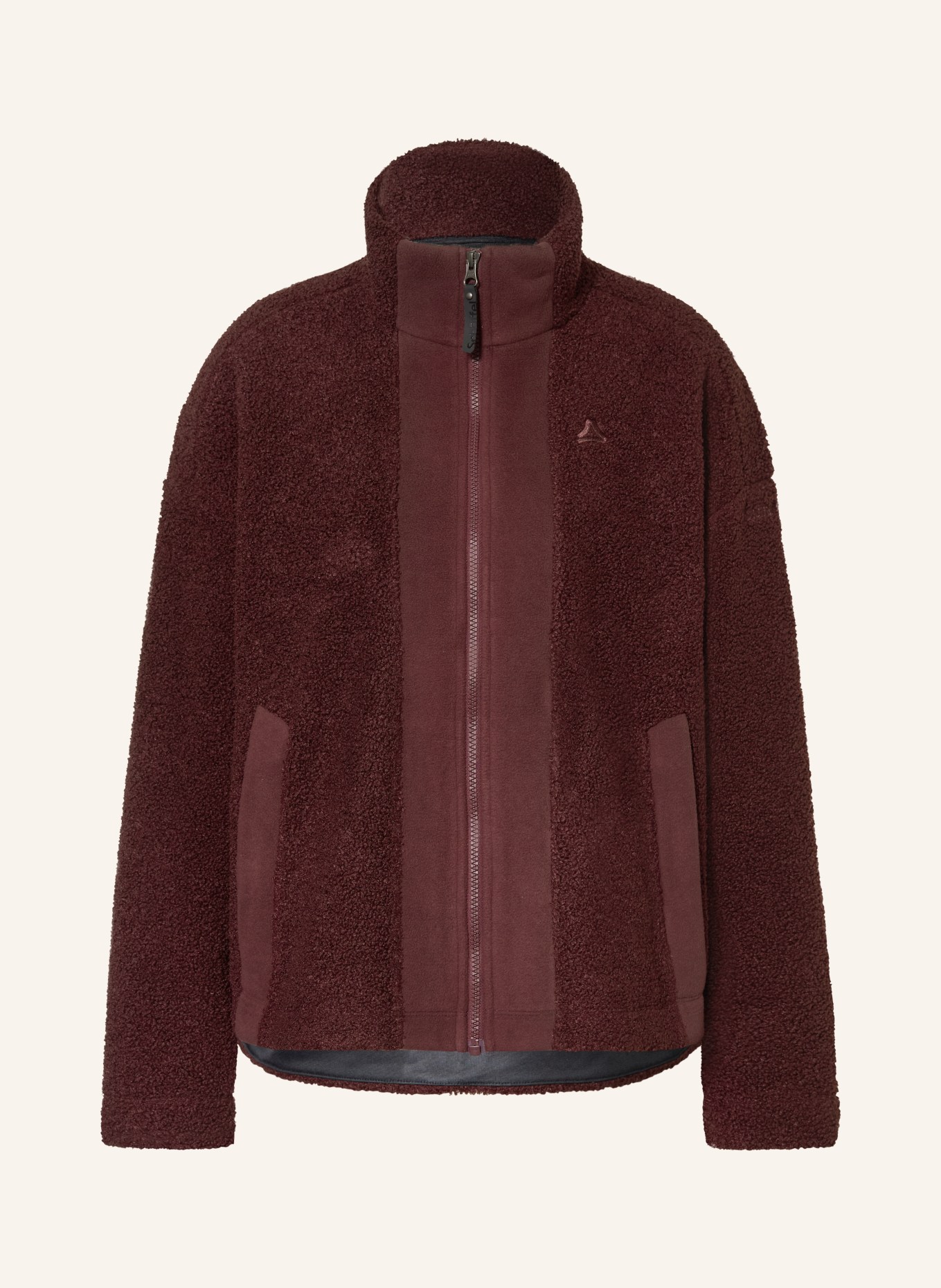 Schöffel KALMOR Teddy Fur Jacket: DARK RED