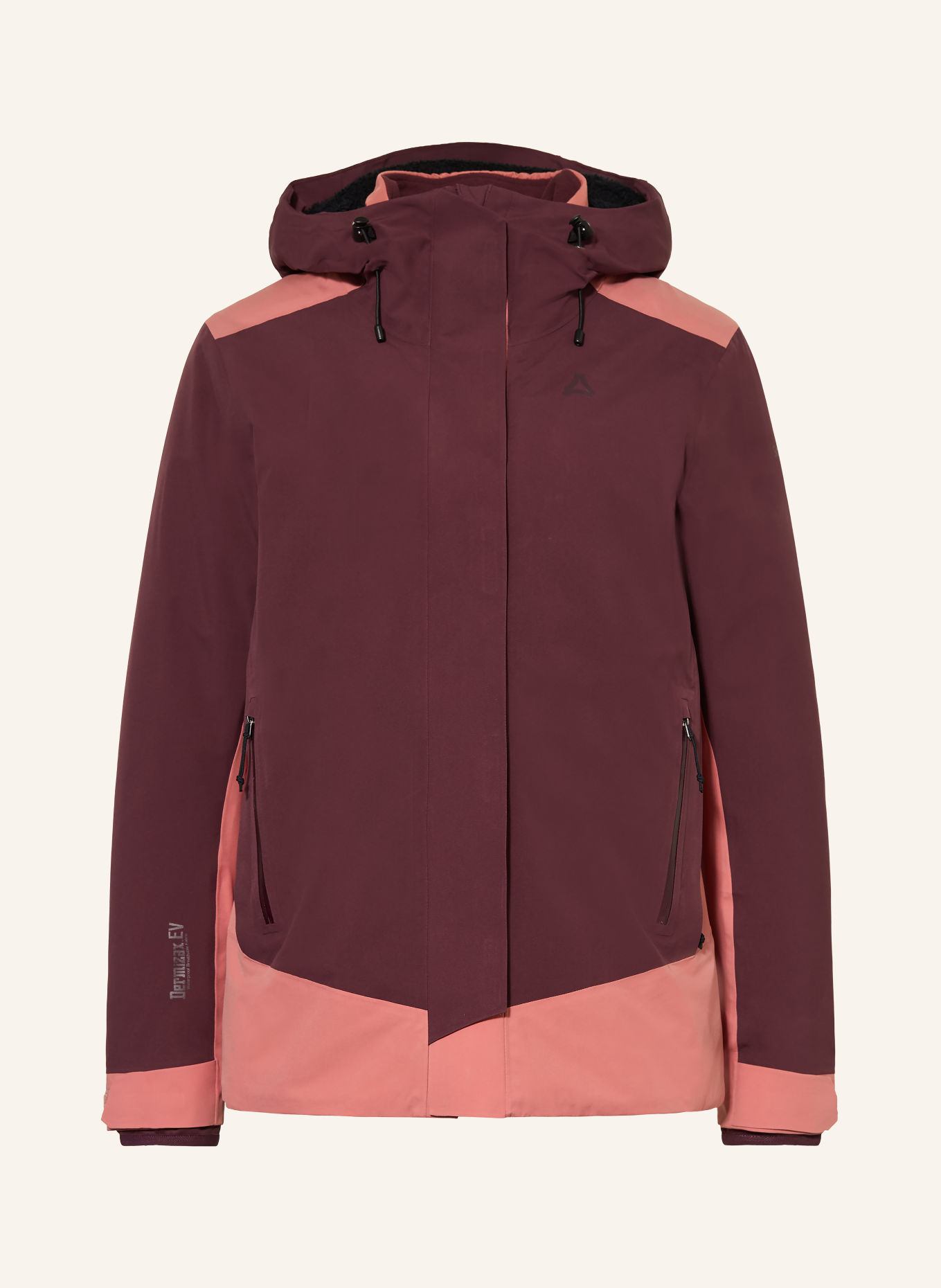 Schöffel REFOCA 2-in-1 jacket: DARK RED / LIGHT RED