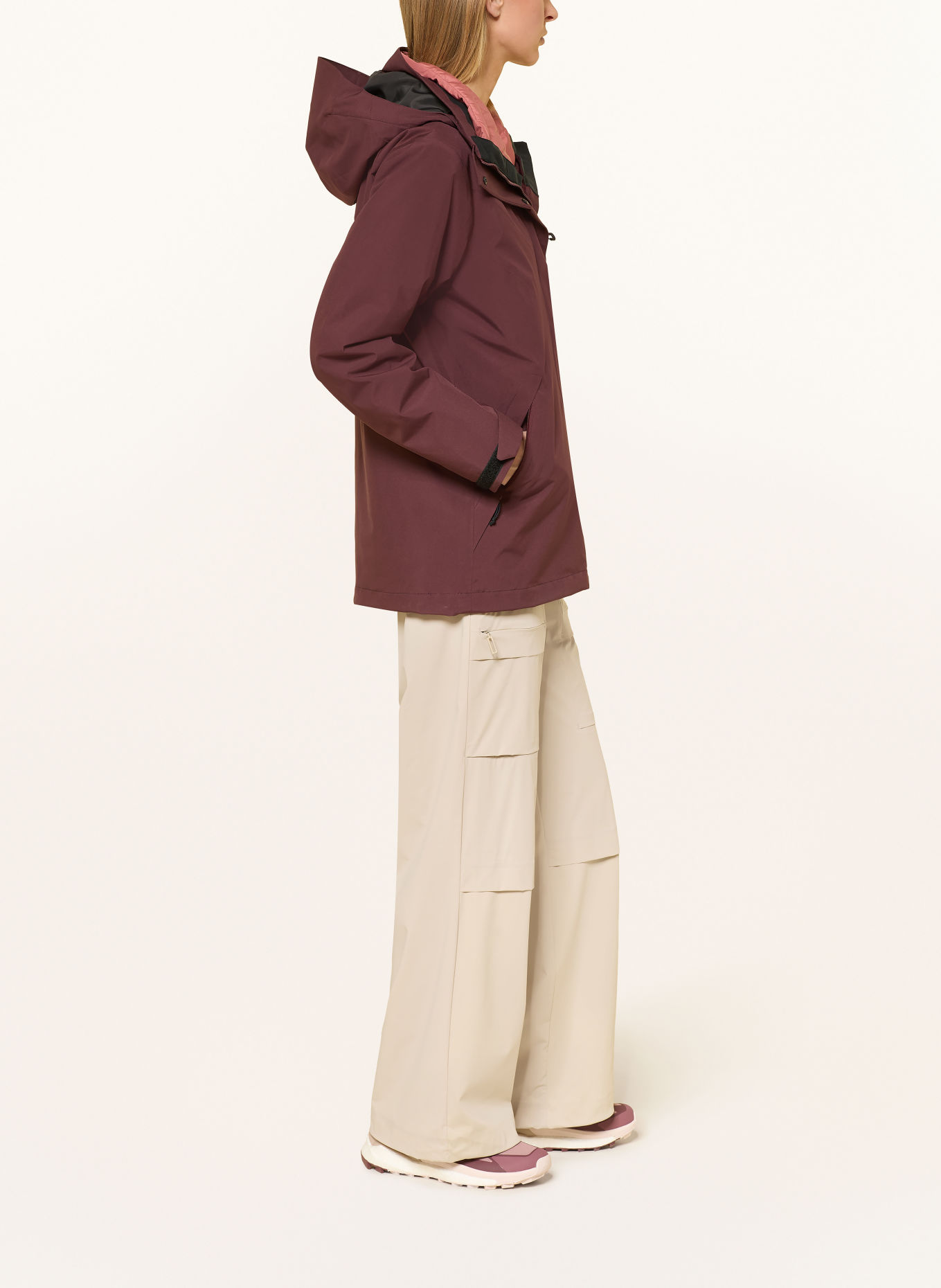 Schöffel REFOCA 2-in-1 jacket: DARK RED / LIGHT RED
