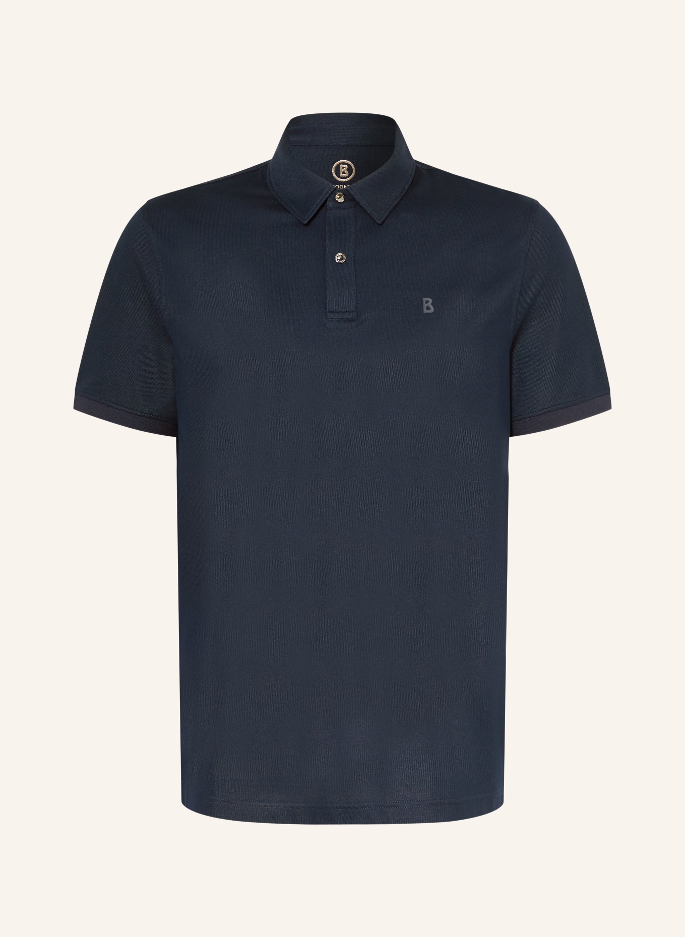 BOGNER Piqué-Poloshirt TIMO Regular Fit: DUNKELBLAU