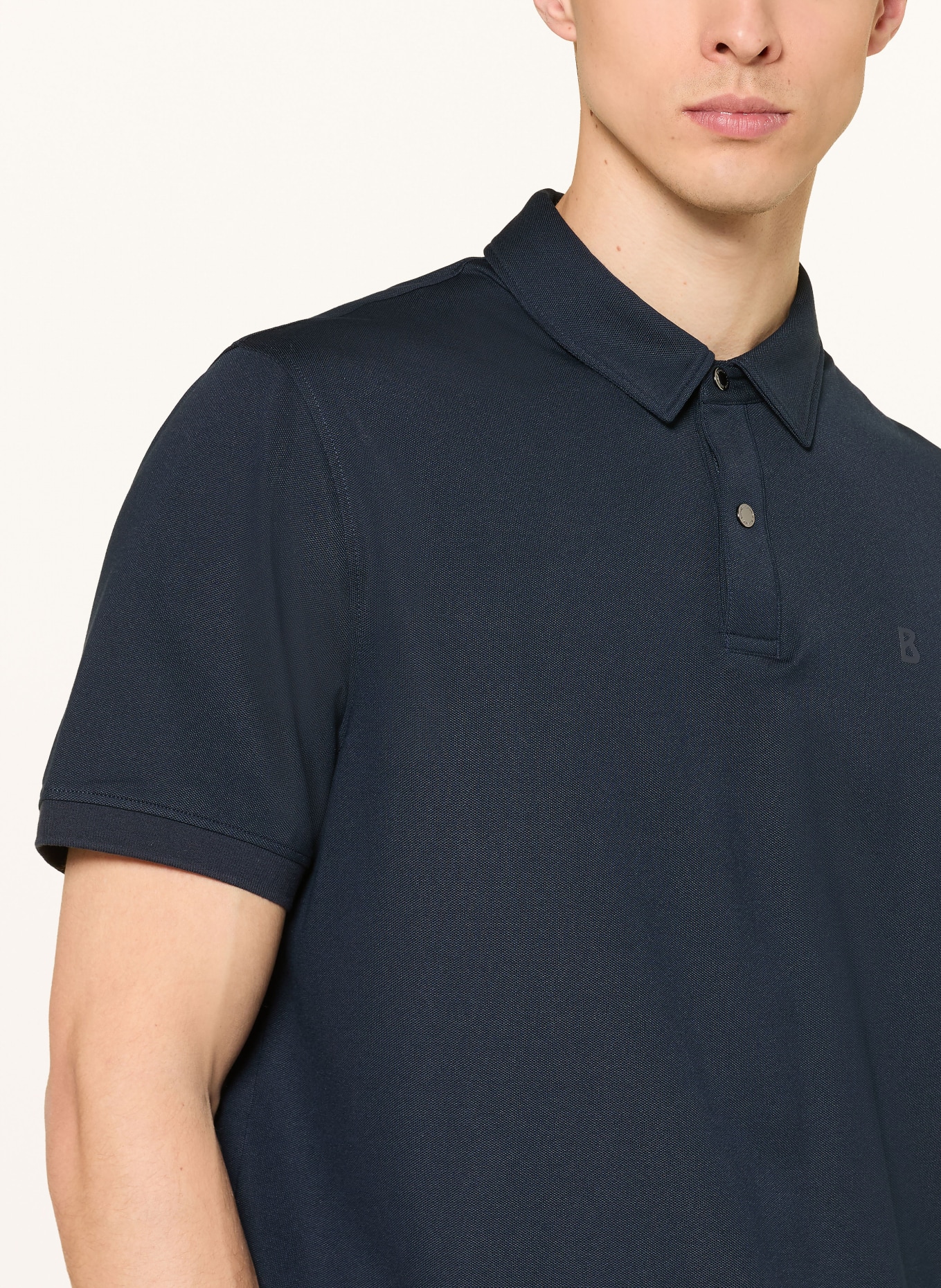 BOGNER Piqué-Poloshirt TIMO Regular Fit: DUNKELBLAU