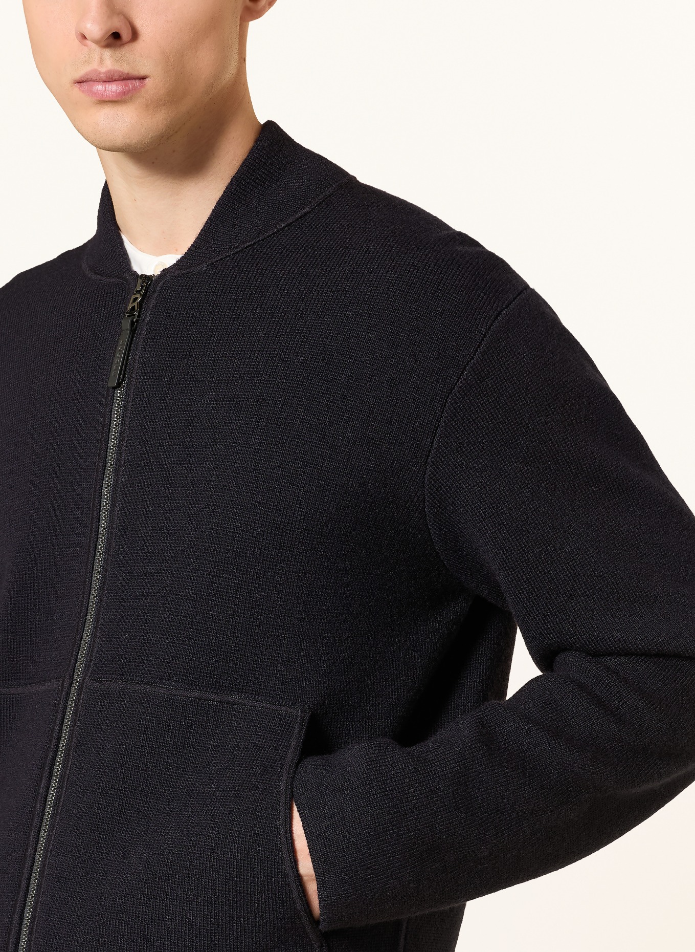 BOGNER Strickjacke EVEREST: DUNKELBLAU