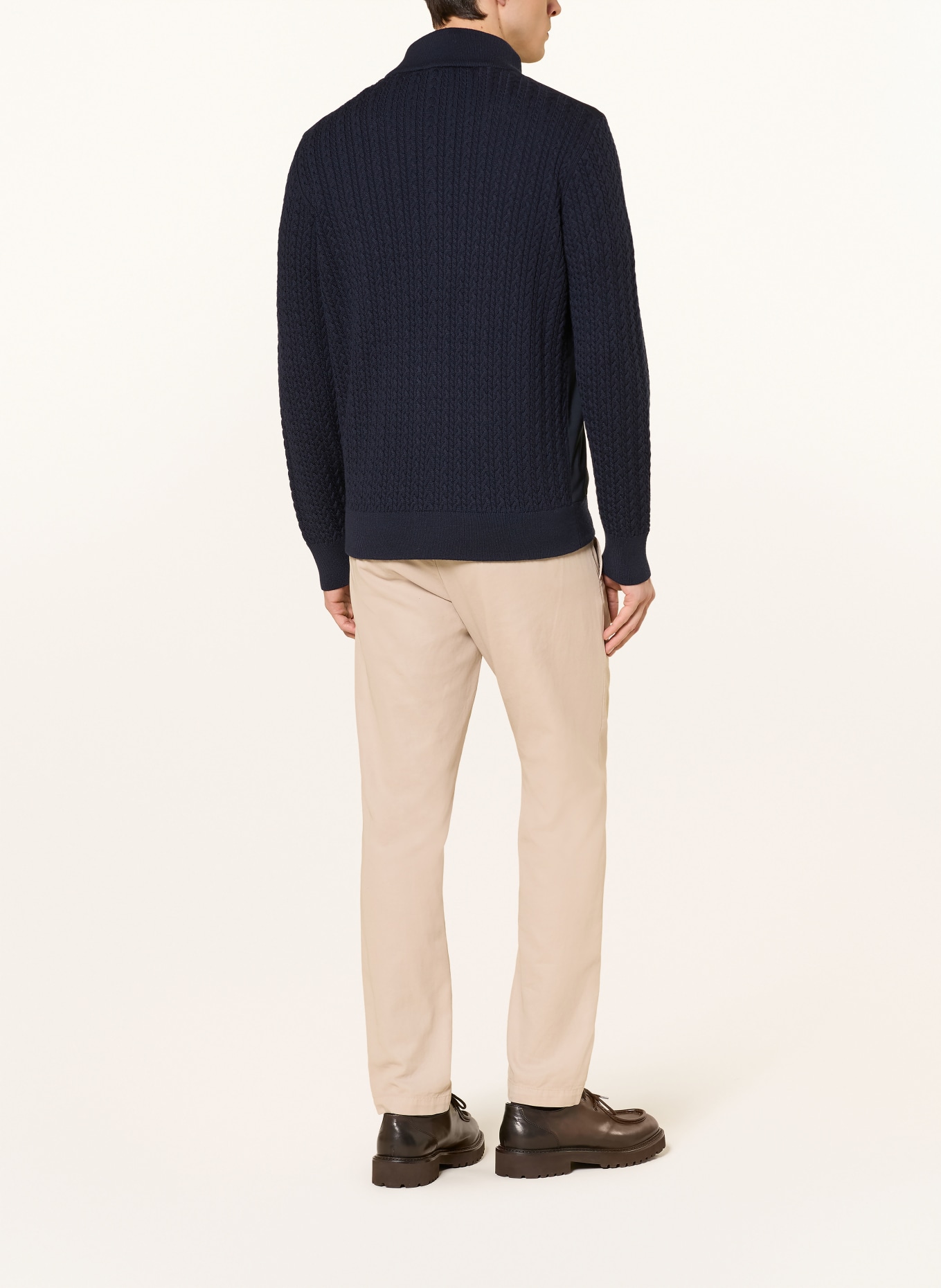 BOGNER Blouson ZISCO-8 im Materialmix: DUNKELBLAU