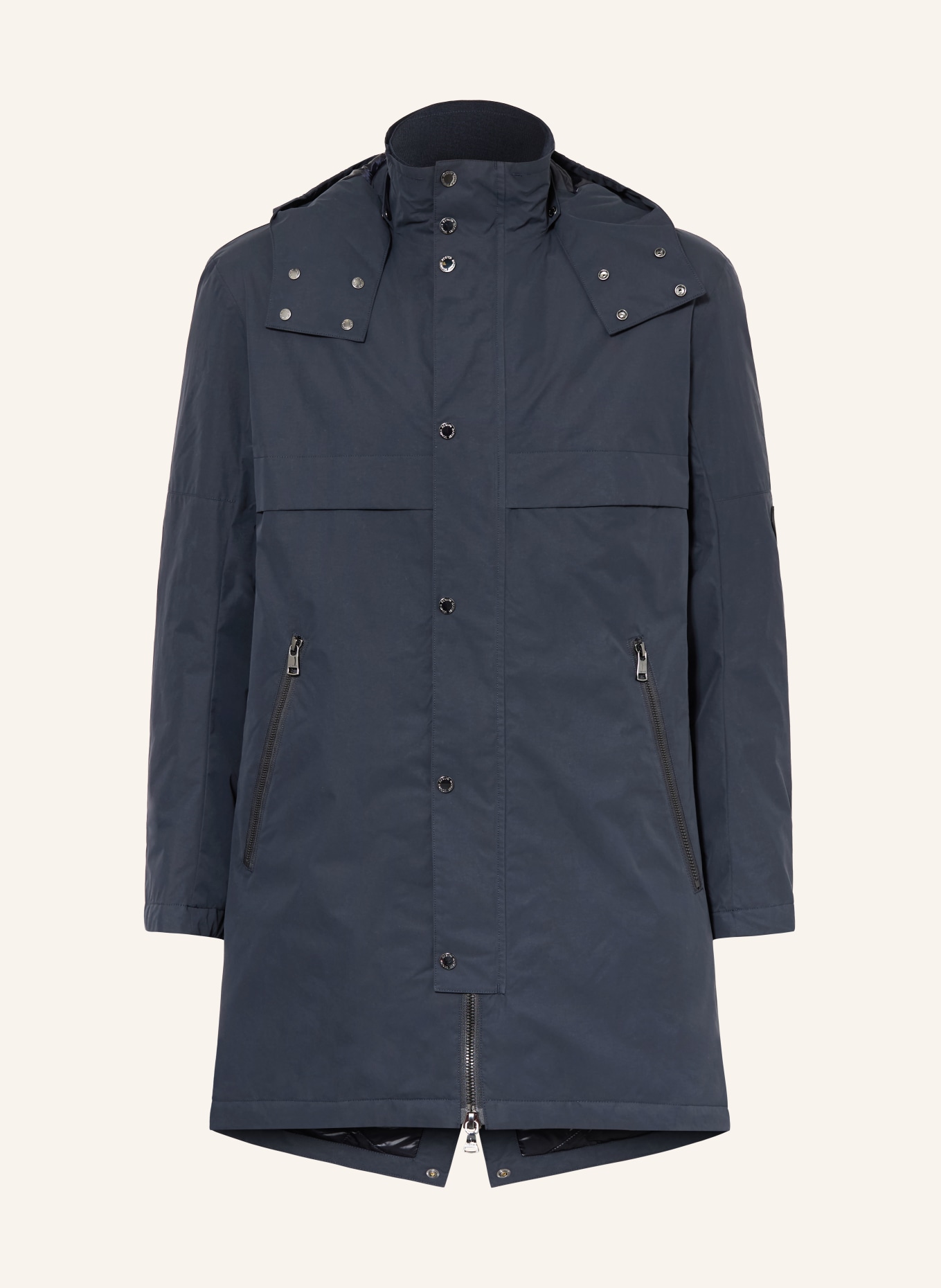 BOGNER Parka FRANKY-T mit abnehmbarer Kapuze: DUNKELBLAU