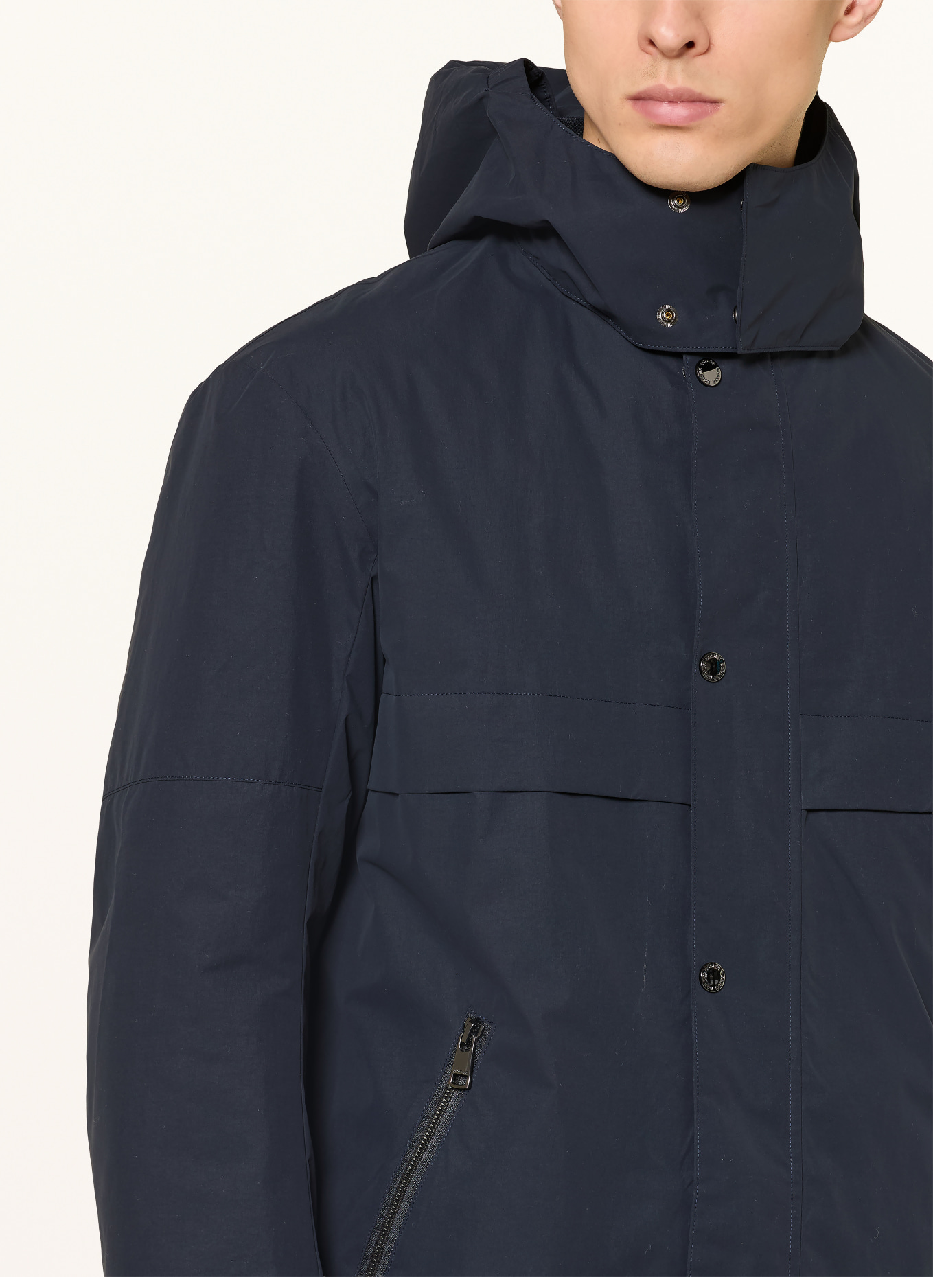 BOGNER Parka FRANKY-T mit abnehmbarer Kapuze: DUNKELBLAU