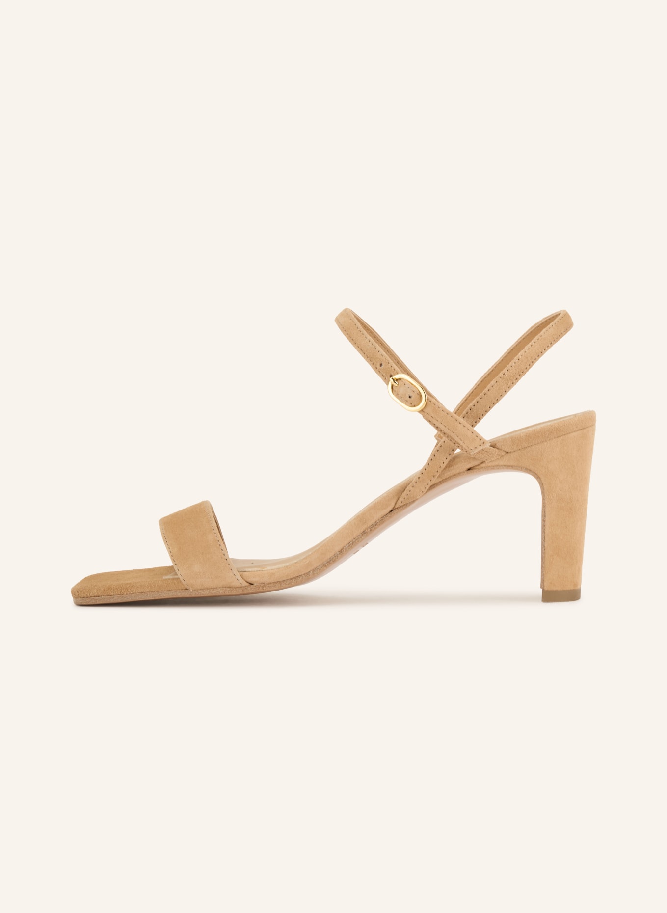 MRS & HUGS Ankle-strap sandals: CAMEL