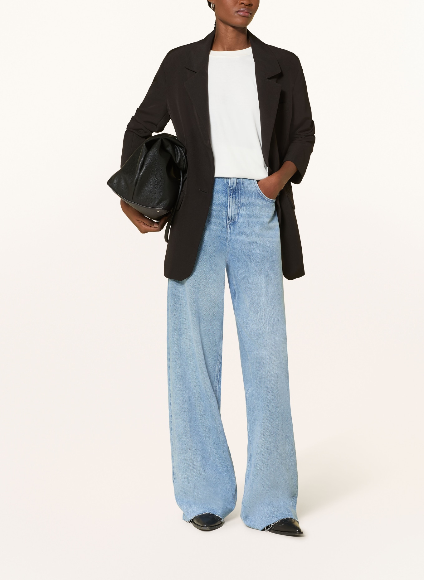 PNTS Wide Leg Jeans MADEBYMICHI: 29 HELLBLAU