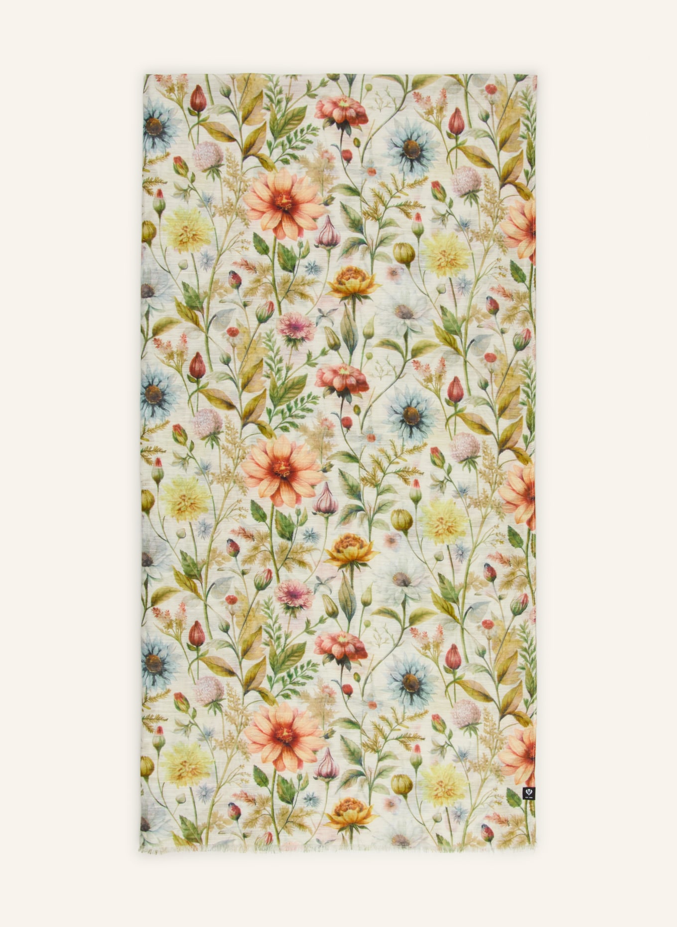 FRAAS šála: KRÉMOVÁ / SVĚTLE ČERVENÁ / ZELENÁ