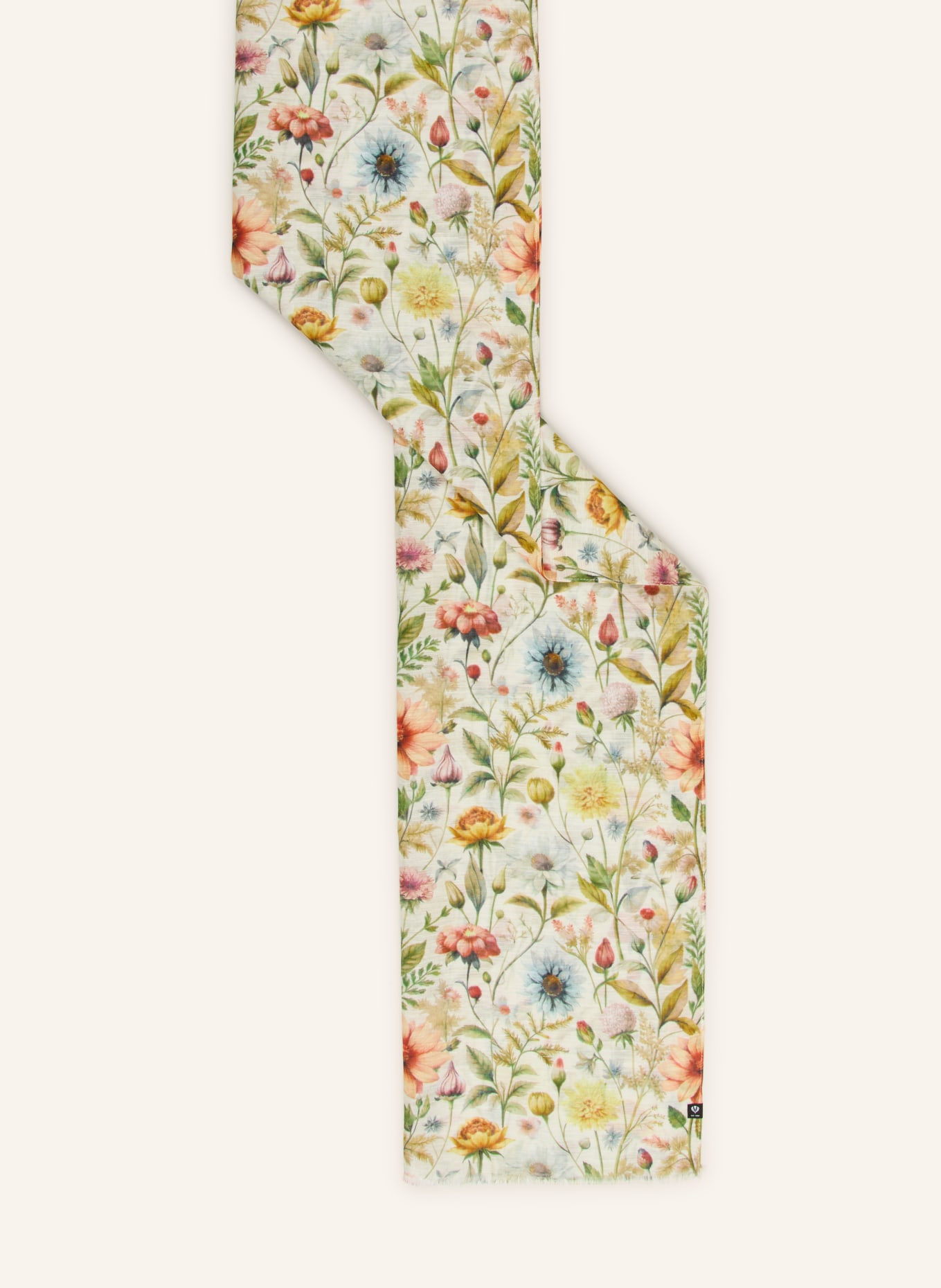 FRAAS šála: KRÉMOVÁ / SVĚTLE ČERVENÁ / ZELENÁ