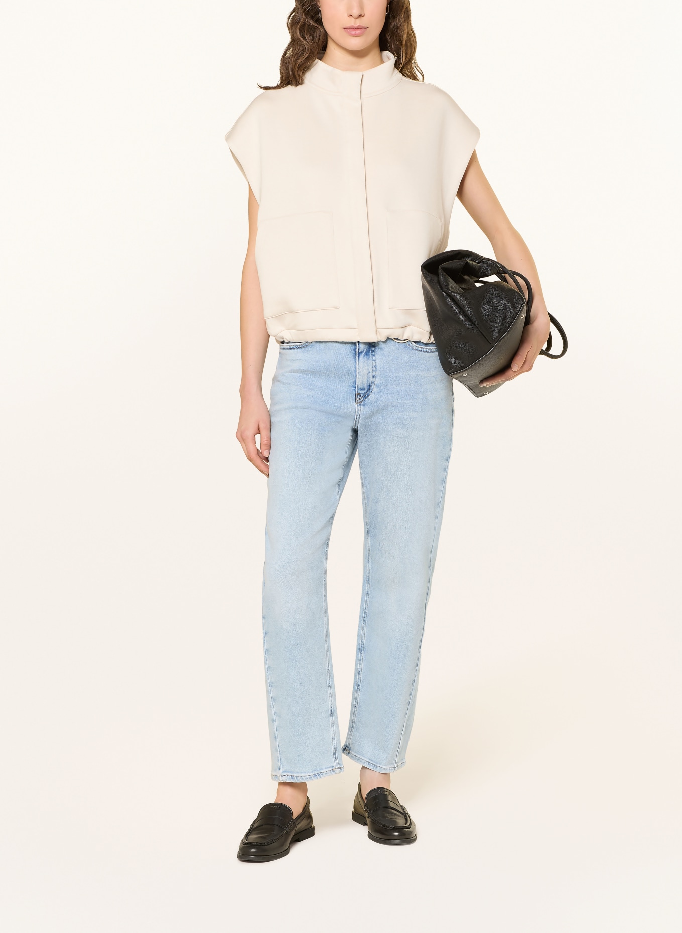 OPUS Krátké džíny MINAH: 70349 light iconic blue