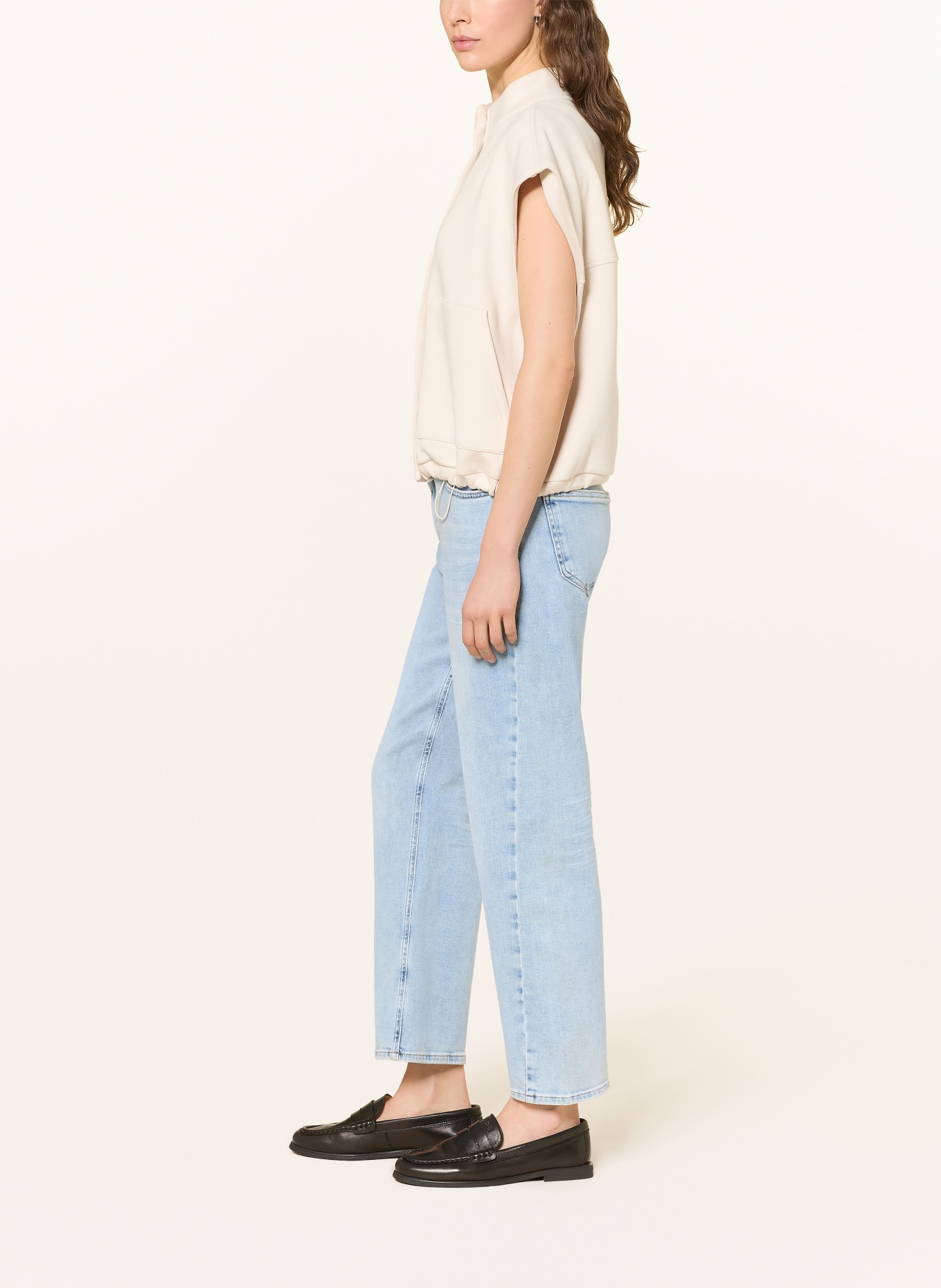 OPUS Krátké džíny MINAH: 70349 light iconic blue