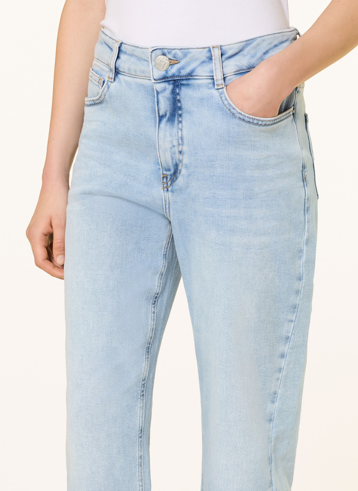 OPUS Krátké džíny MINAH: 70349 light iconic blue