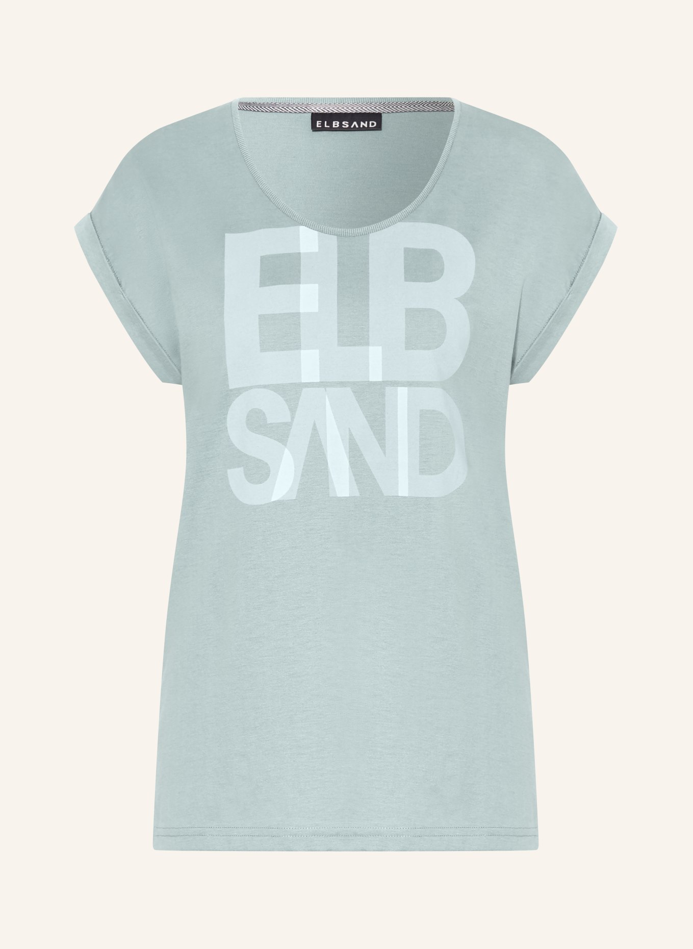 ELBSAND ELDIS T-shirt: BLUE GRAY