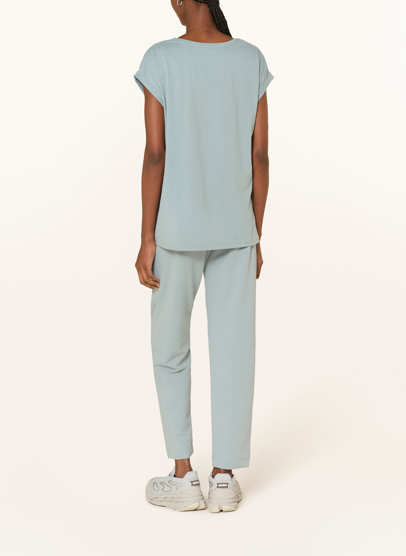 ELBSAND ELDIS T-shirt: BLUE GRAY