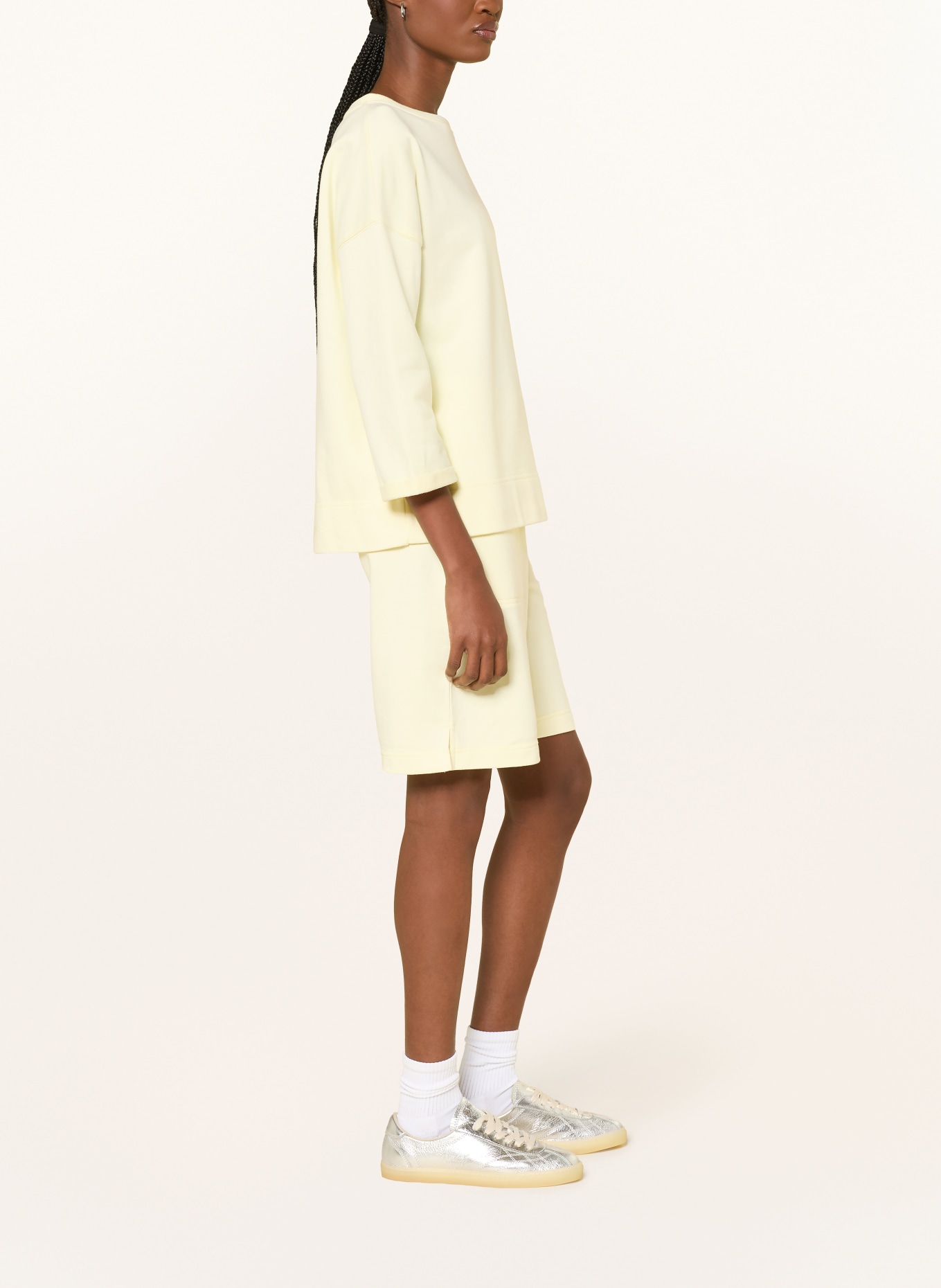 ELBSAND VIVI Sweat Shorts: LIGHT YELLOW
