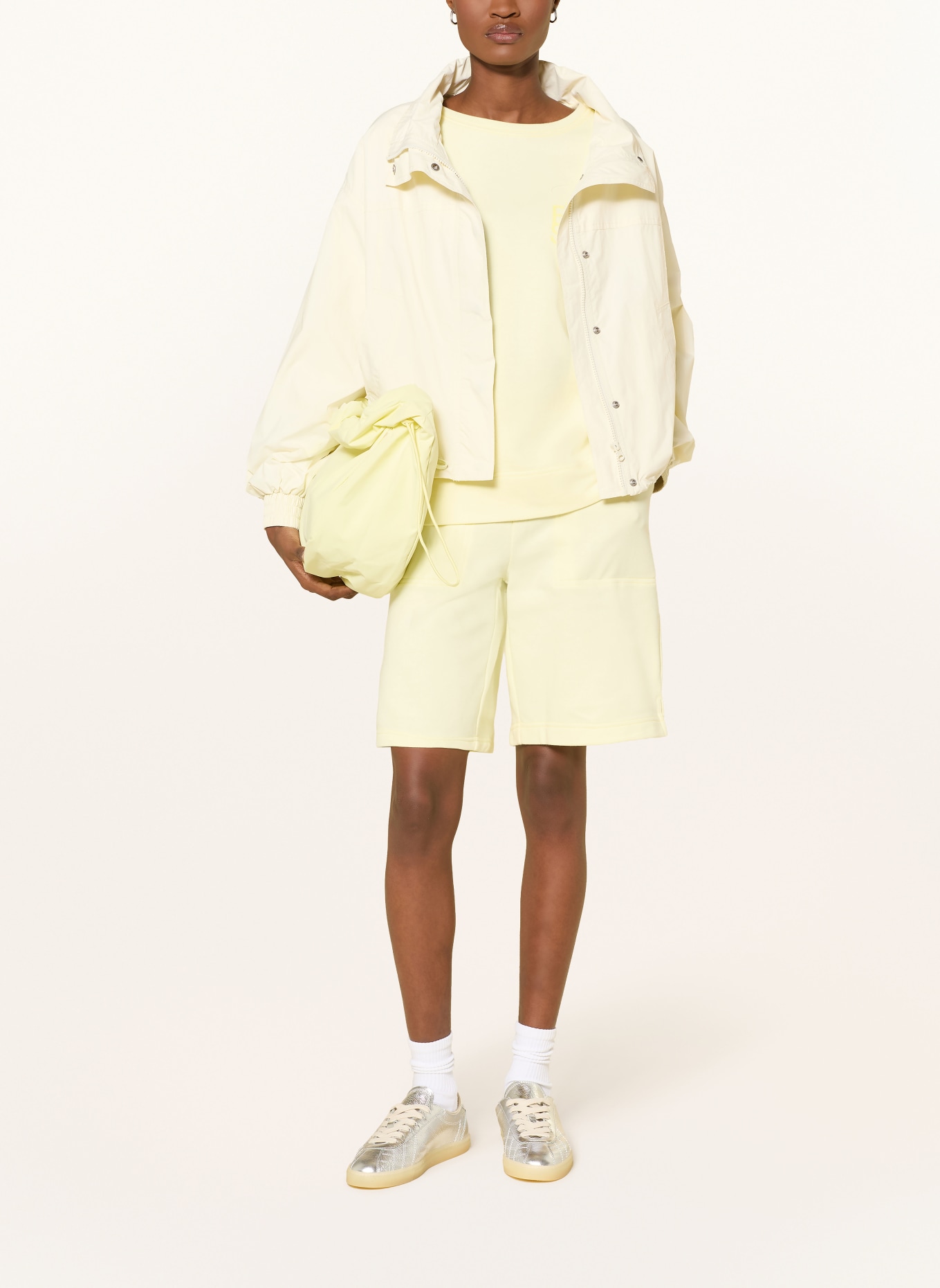 ELBSAND VIVI Sweat Shorts: LIGHT YELLOW