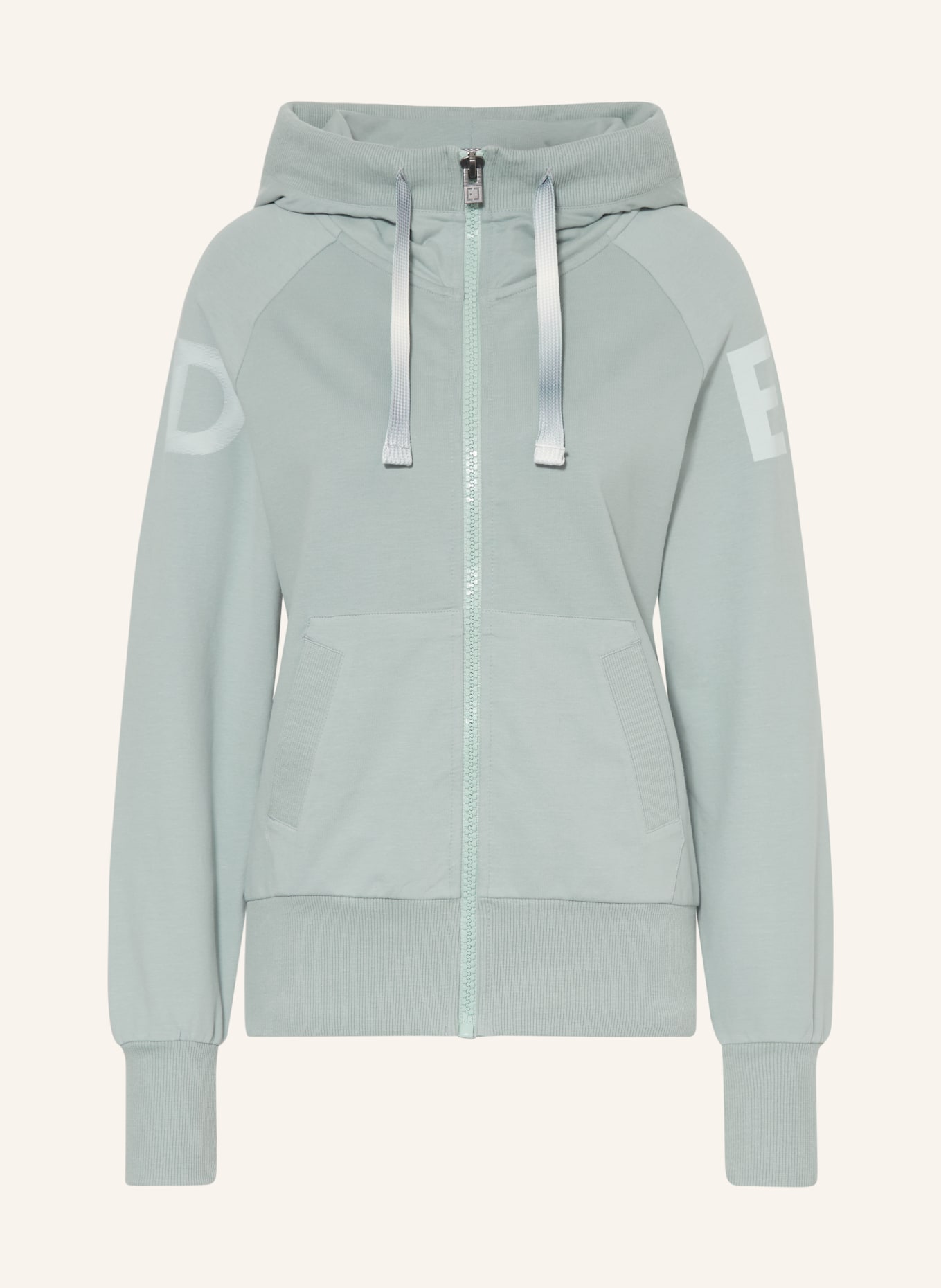 ELBSAND Veste molletonnée KALA: BLEU GRIS