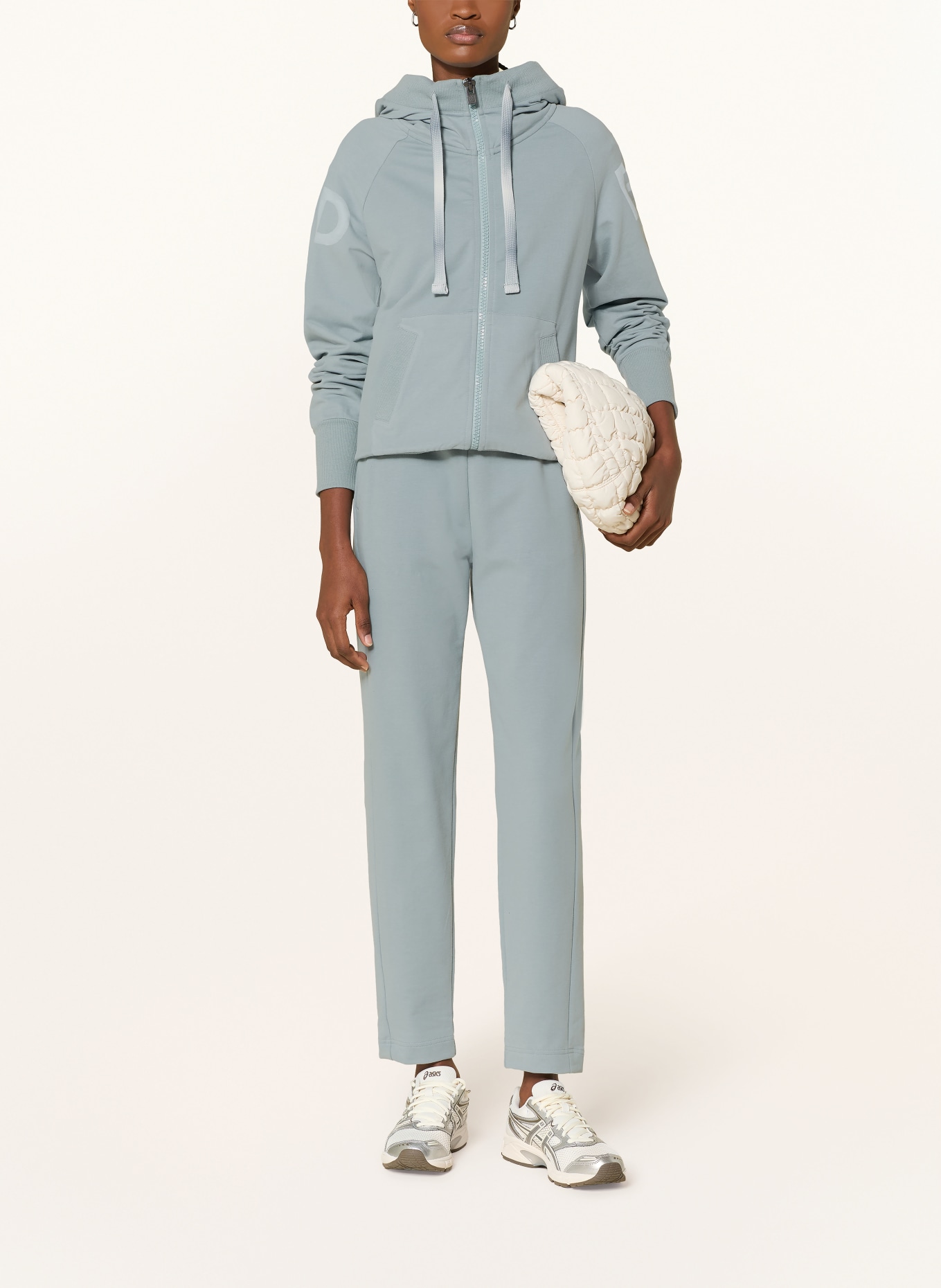 ELBSAND Veste molletonnée KALA: BLEU GRIS