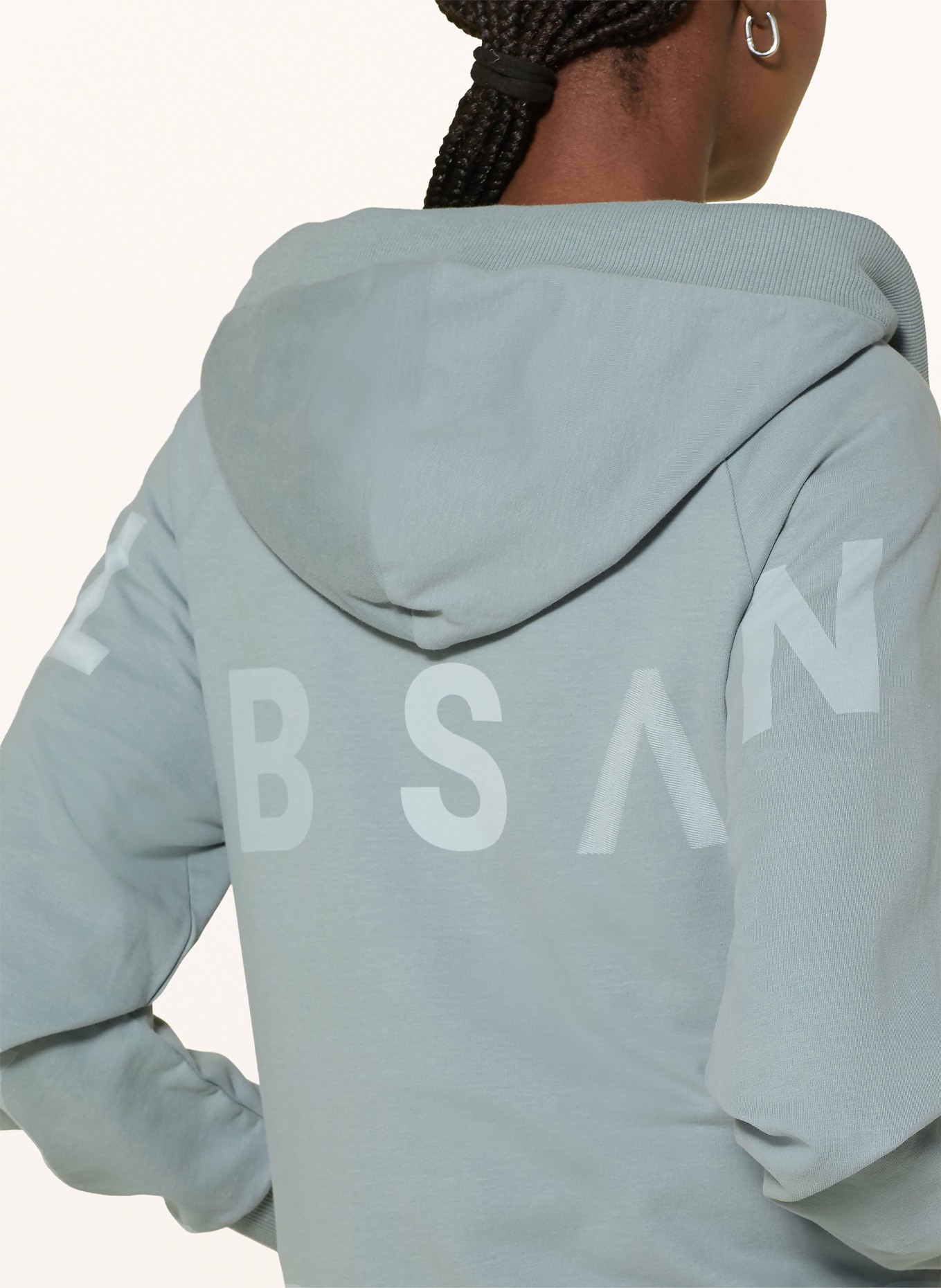 ELBSAND Veste molletonnée KALA: BLEU GRIS