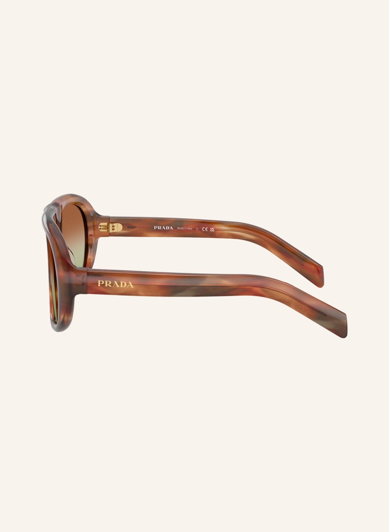 PRADA Okulary przeciwsłoneczne PR C05SF: HAVANA/ BRĄZOWY GRADIENT