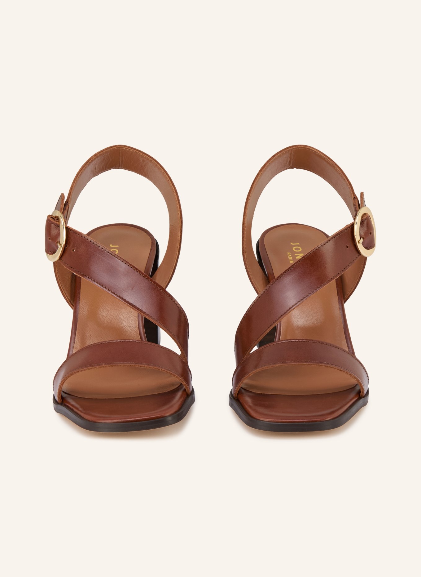 JONAK Sandales VANELIE: MARRON / OR