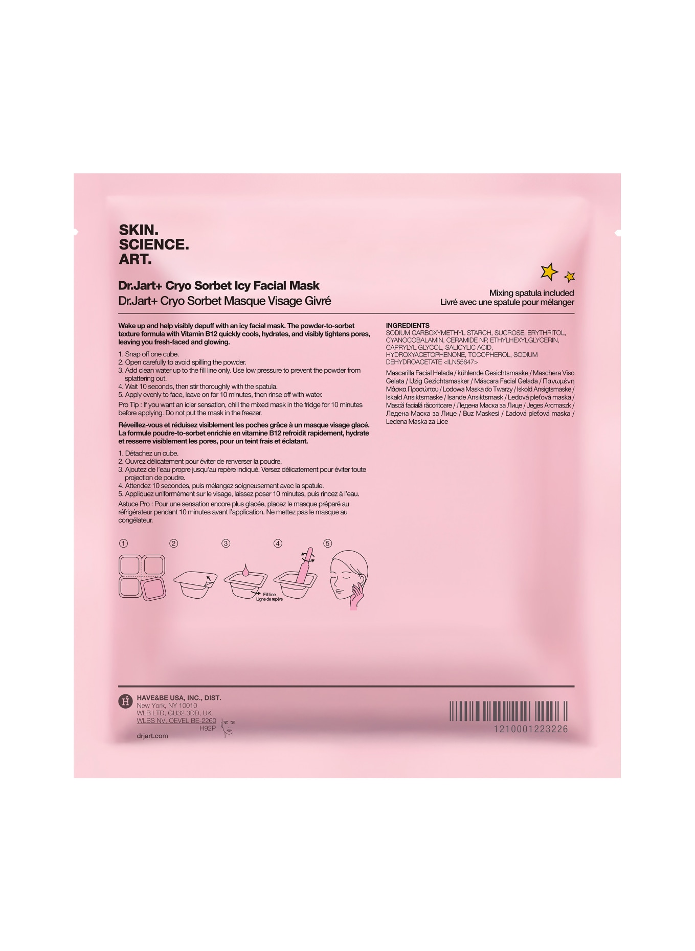 Dr.Jart+ CRYO SORBET ICY FACIAL MASK