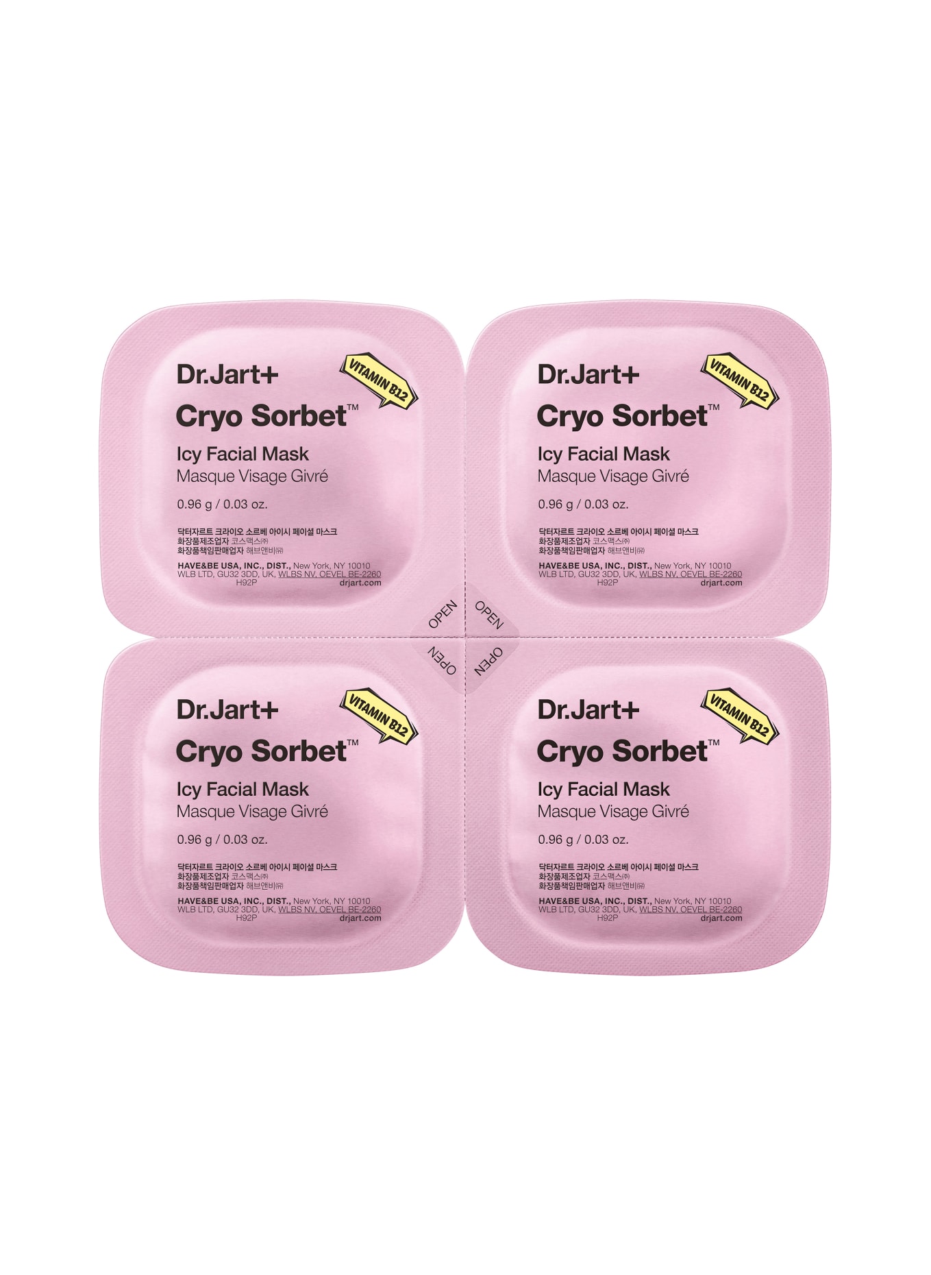 Dr.Jart+ CRYO SORBET ICY FACIAL MASK