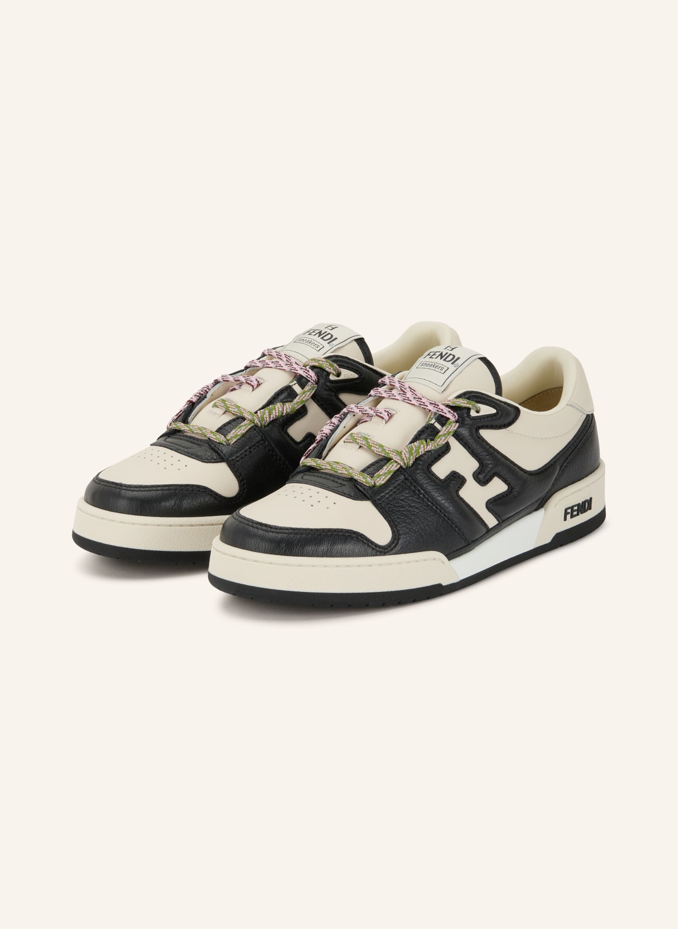FENDI Sneaker: SCHWARZ / CREME