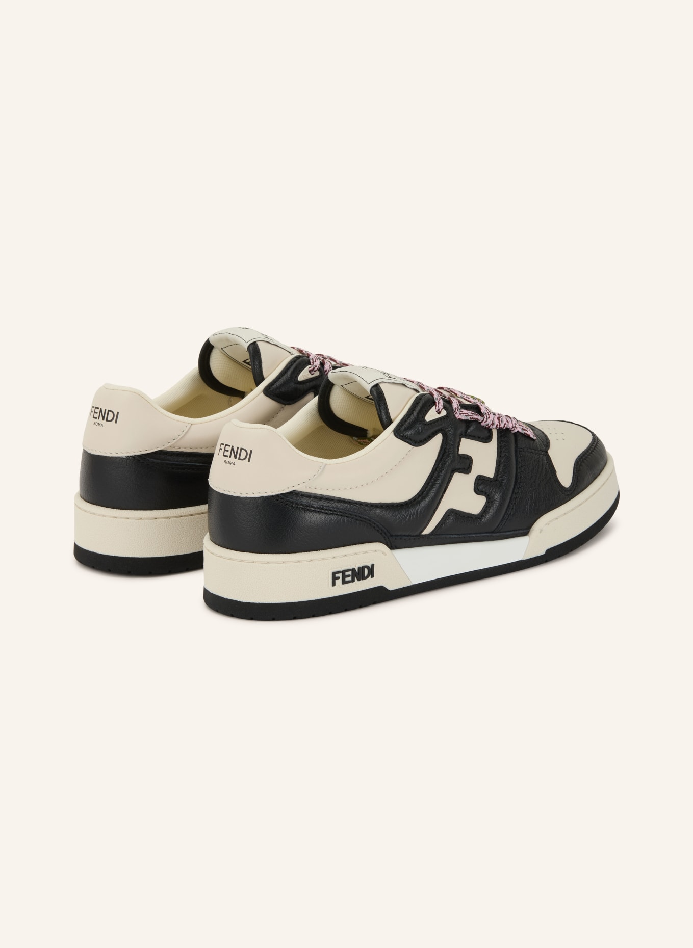 FENDI Sneaker: SCHWARZ / CREME