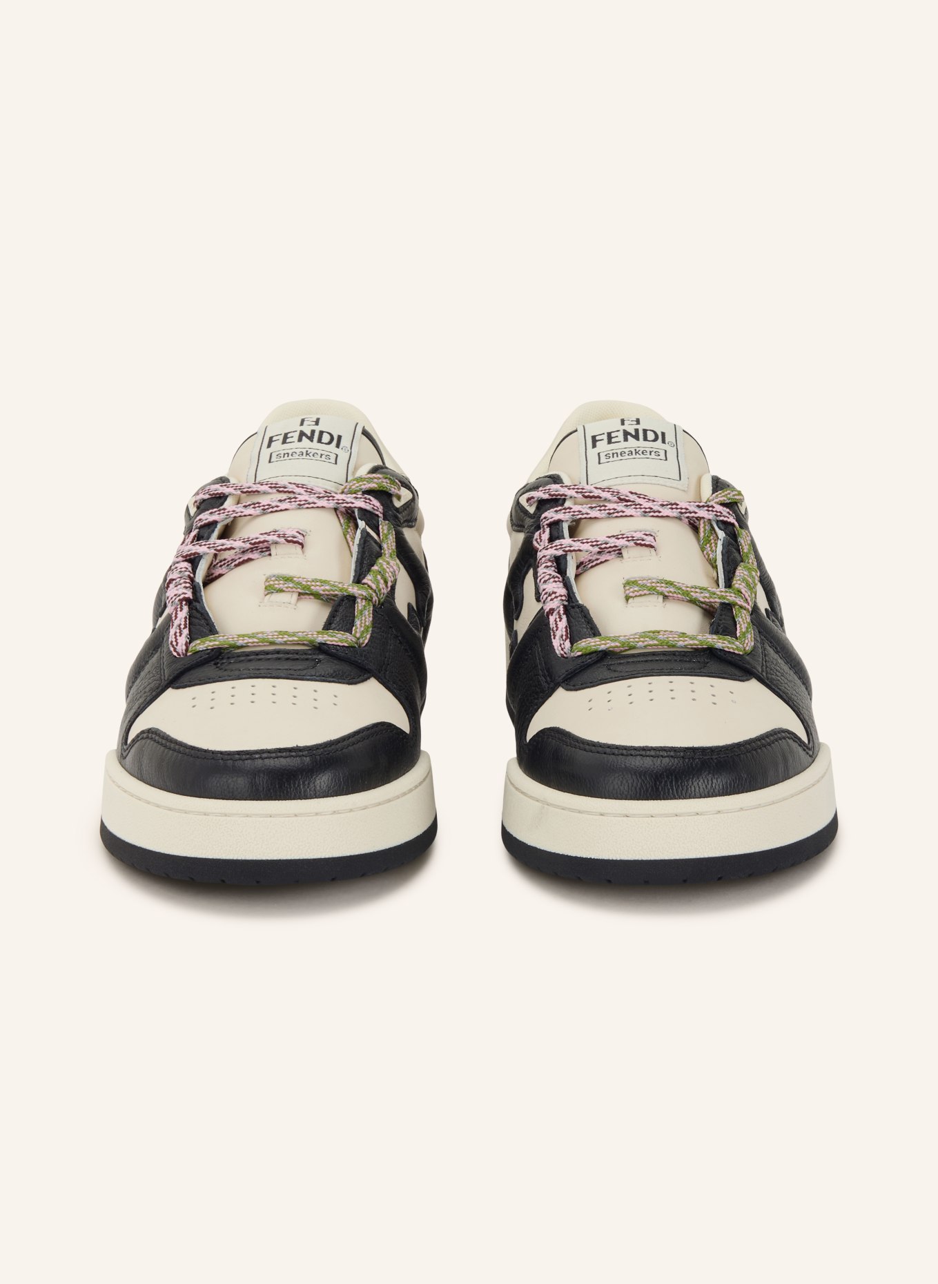 FENDI Sneaker: SCHWARZ / CREME