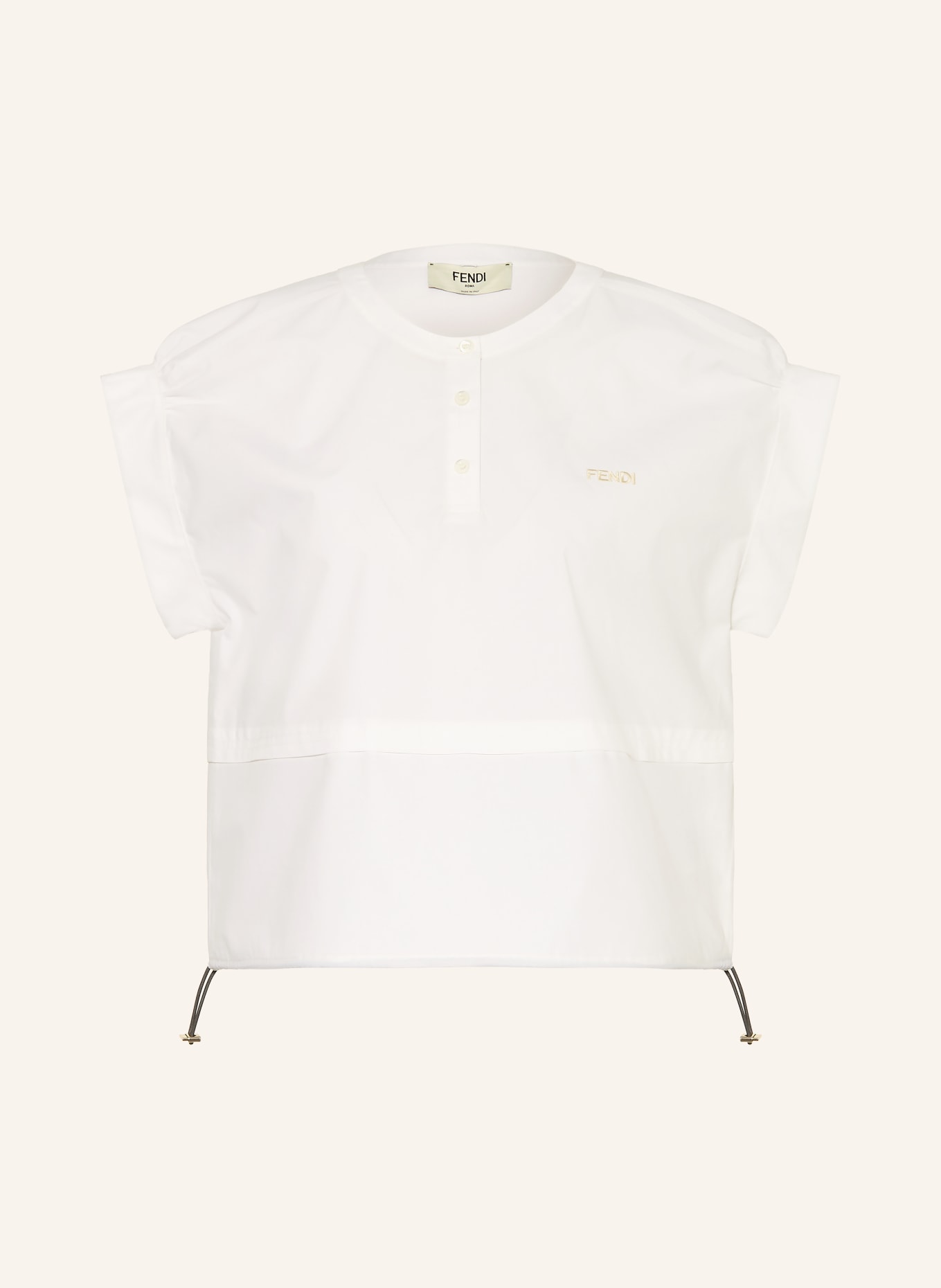 FENDI Blusenshirt: WEISS