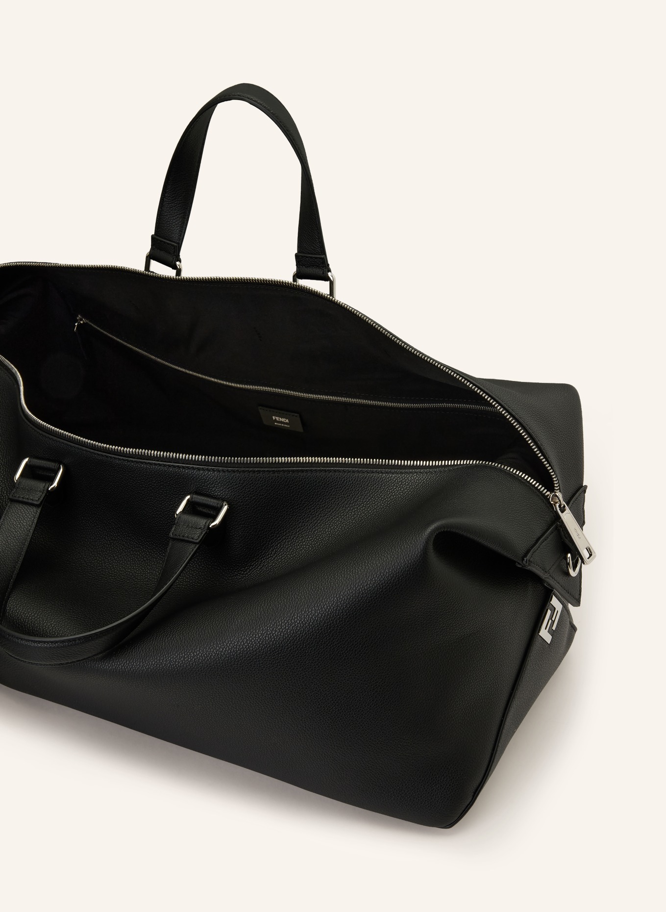 FENDI Torba weekendowa: CZARNY / SREBRNY