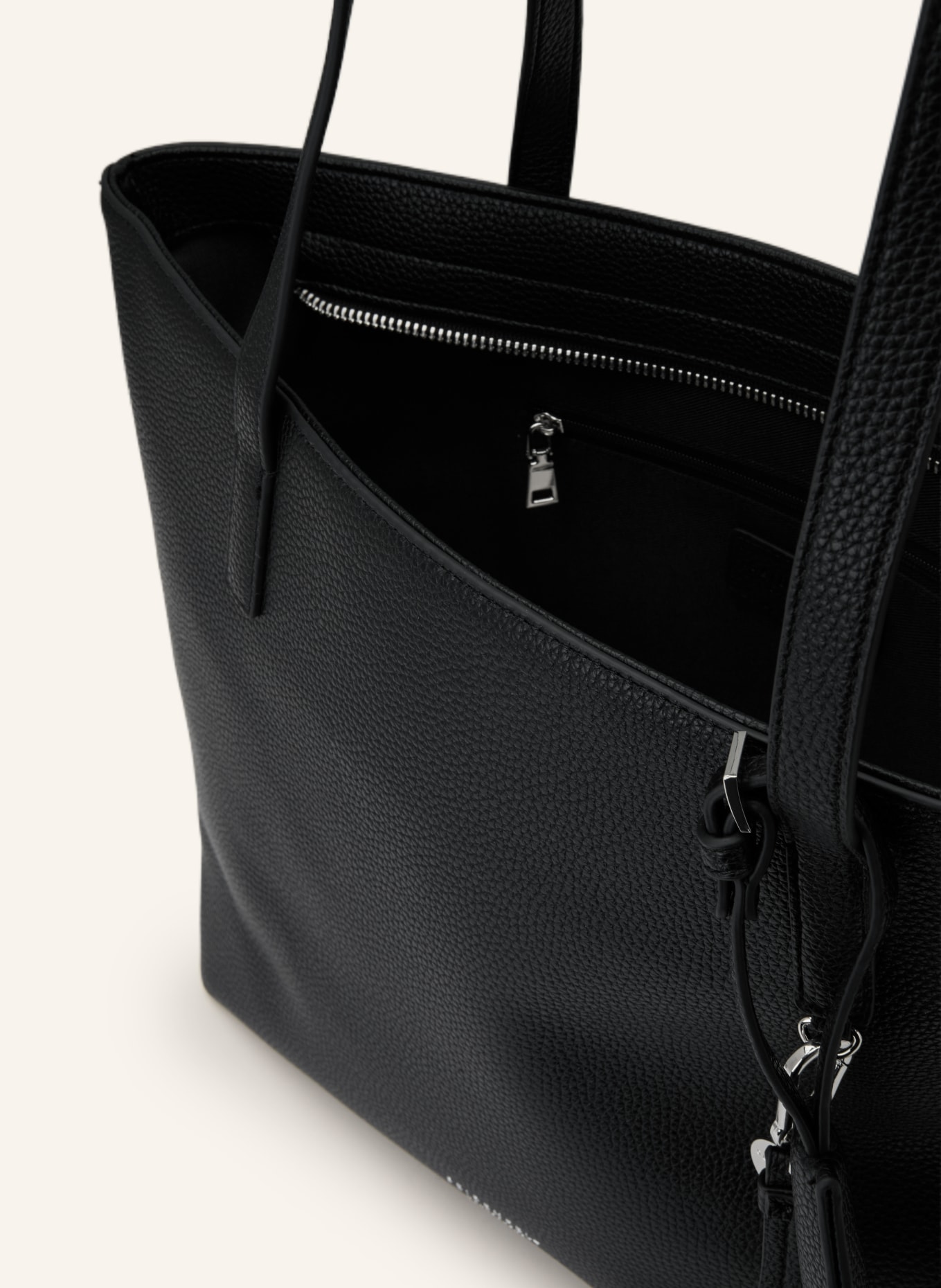 SEIDENFELT Taška LOHJA: ČERNÁ / STŘÍBRNÁ