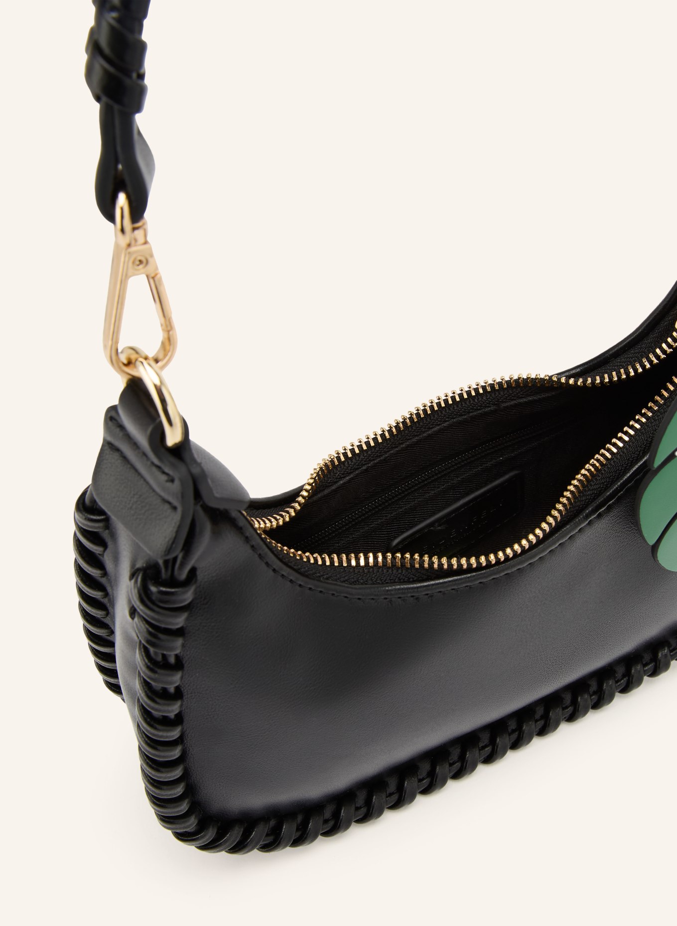 SEIDENFELT Psaníčko: ČERNÁ / ZLATÁ