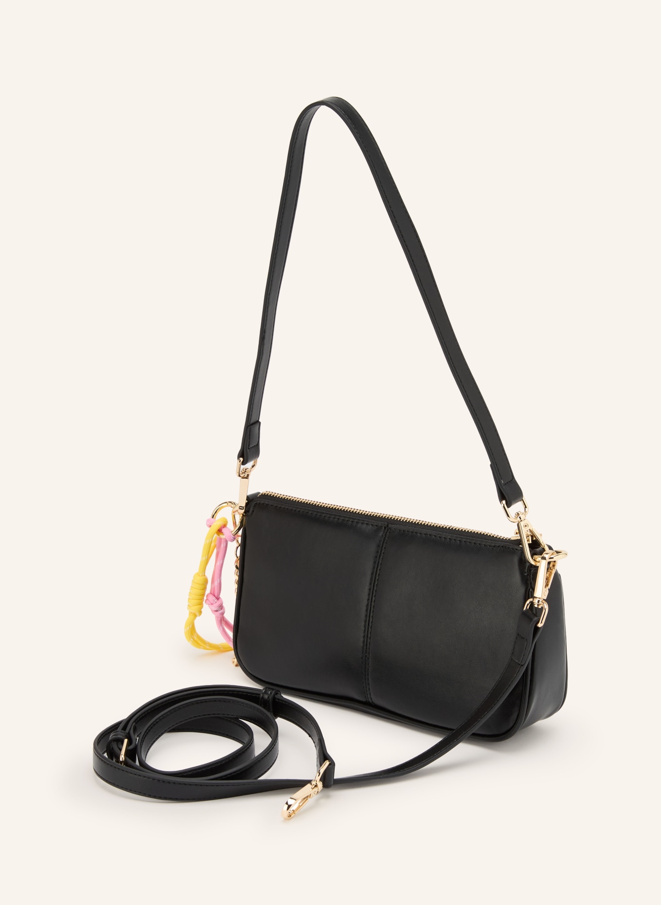 SEIDENFELT Taška přes rameno DEJE: ČERNÁ / ZLATÁ