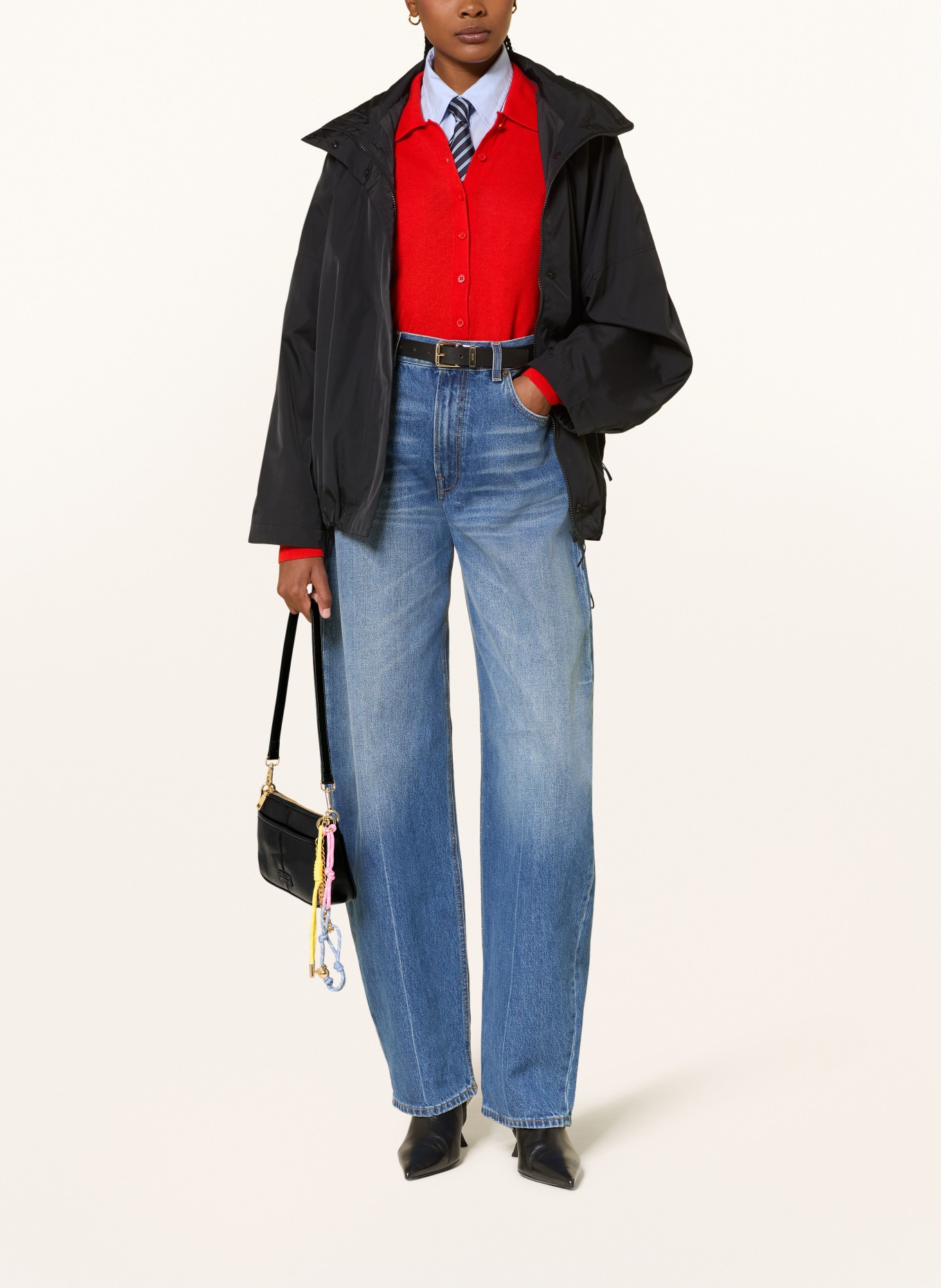 SEIDENFELT DEJE Shoulder Bag: BLACK / GOLD