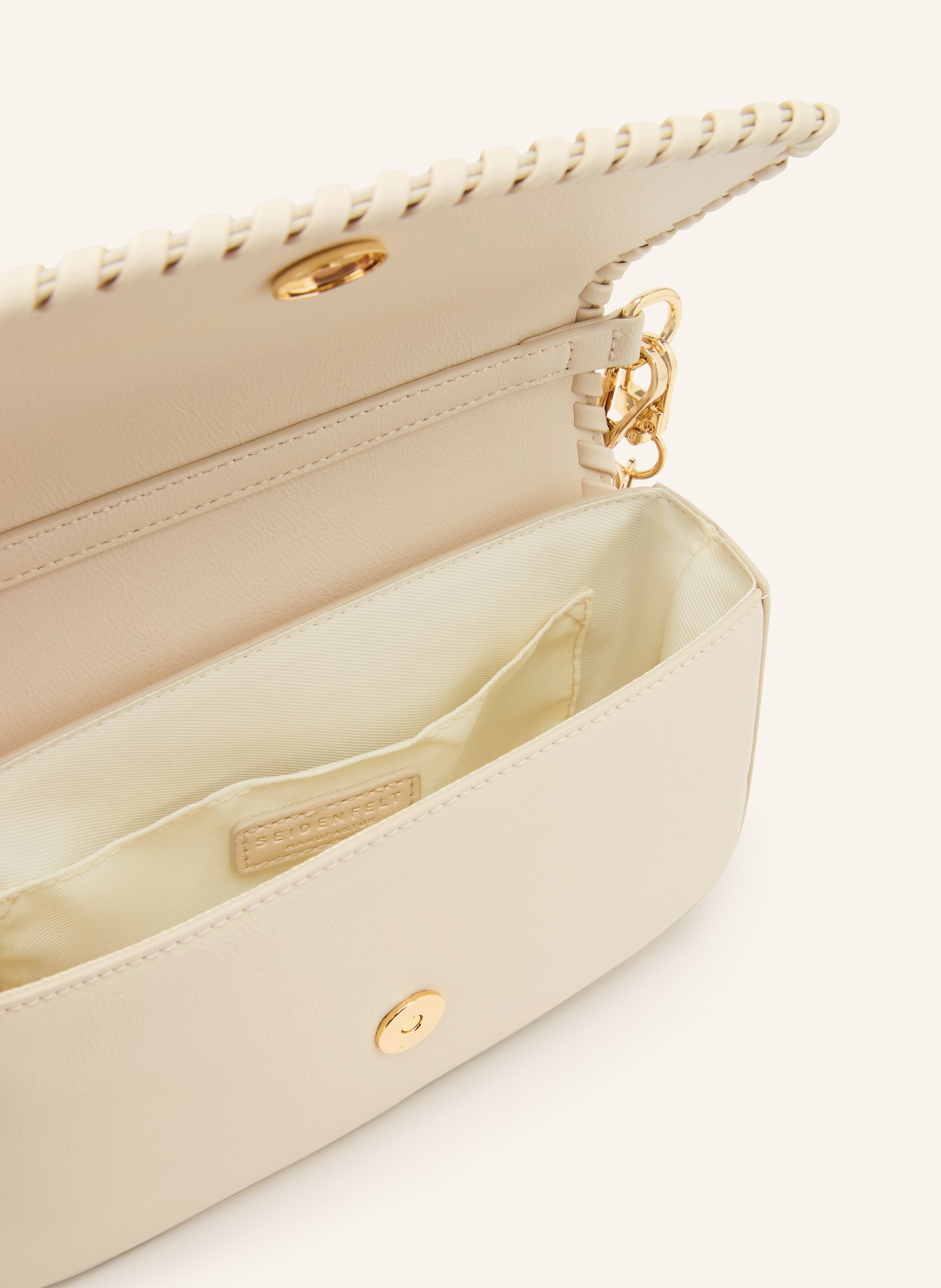 SEIDENFELT LILJENDAL Handbag: CREAM / GOLD