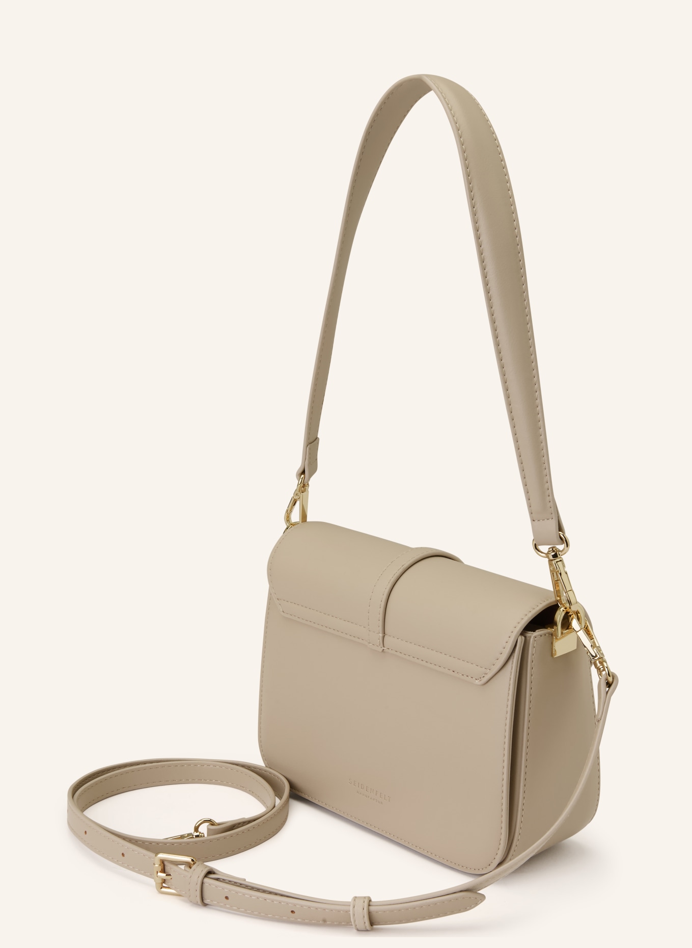 SEIDENFELT Umhängetasche LOVIISA SMALL: BEIGE