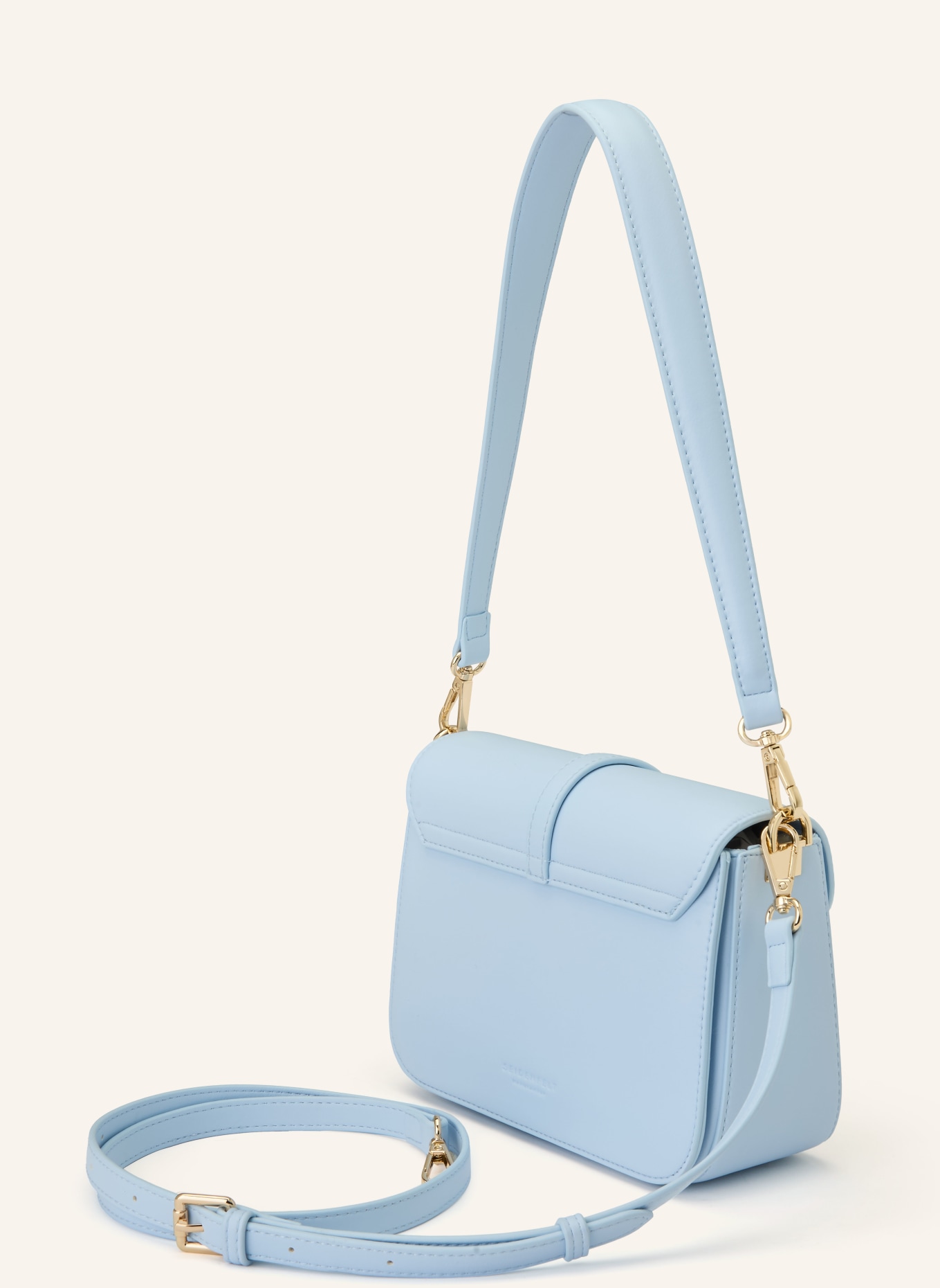 SEIDENFELT Umhängetasche LOVIISA SMALL: HELLBLAU