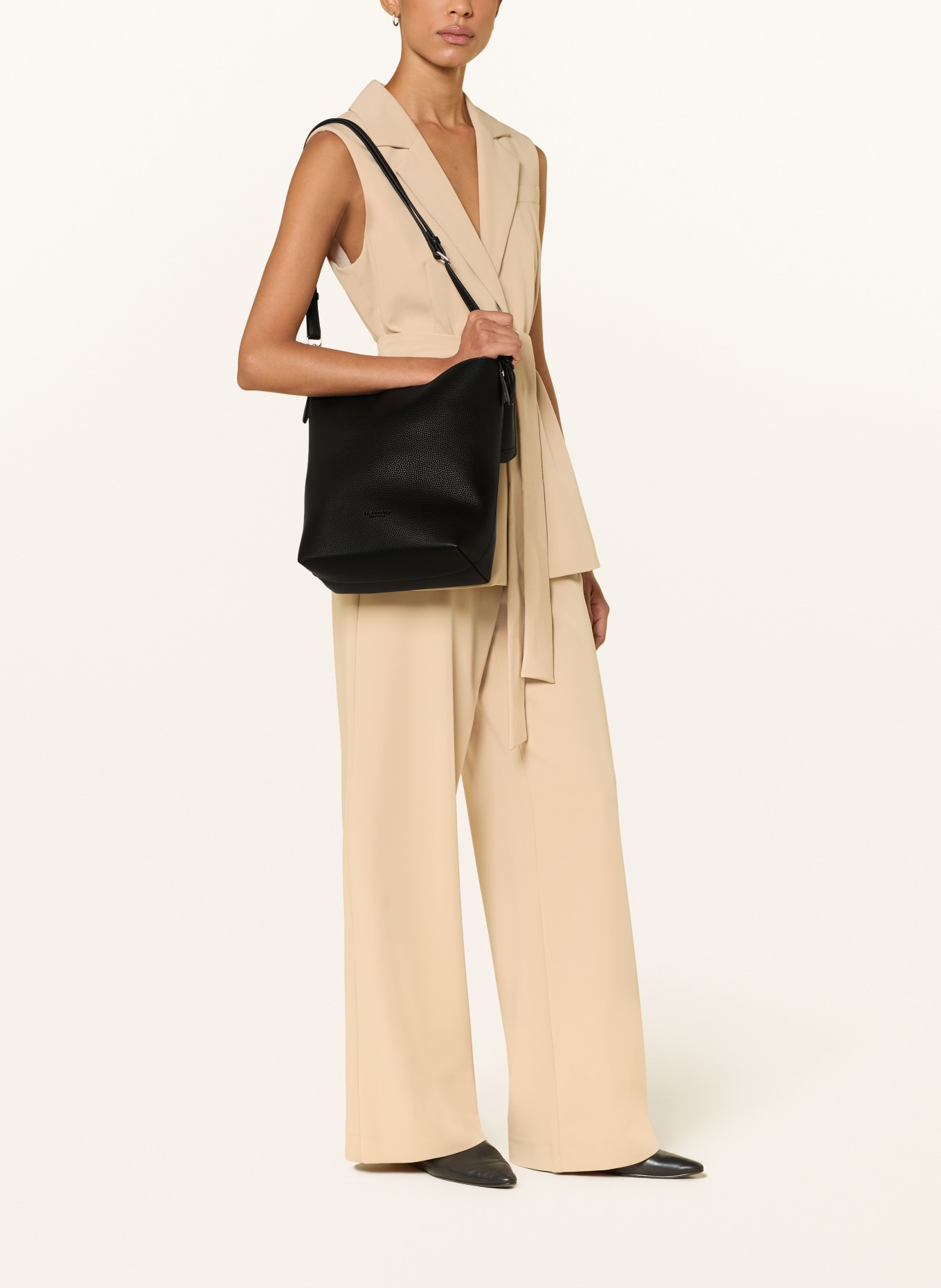 SEIDENFELT LOHJA Shoulder Bag: BLACK