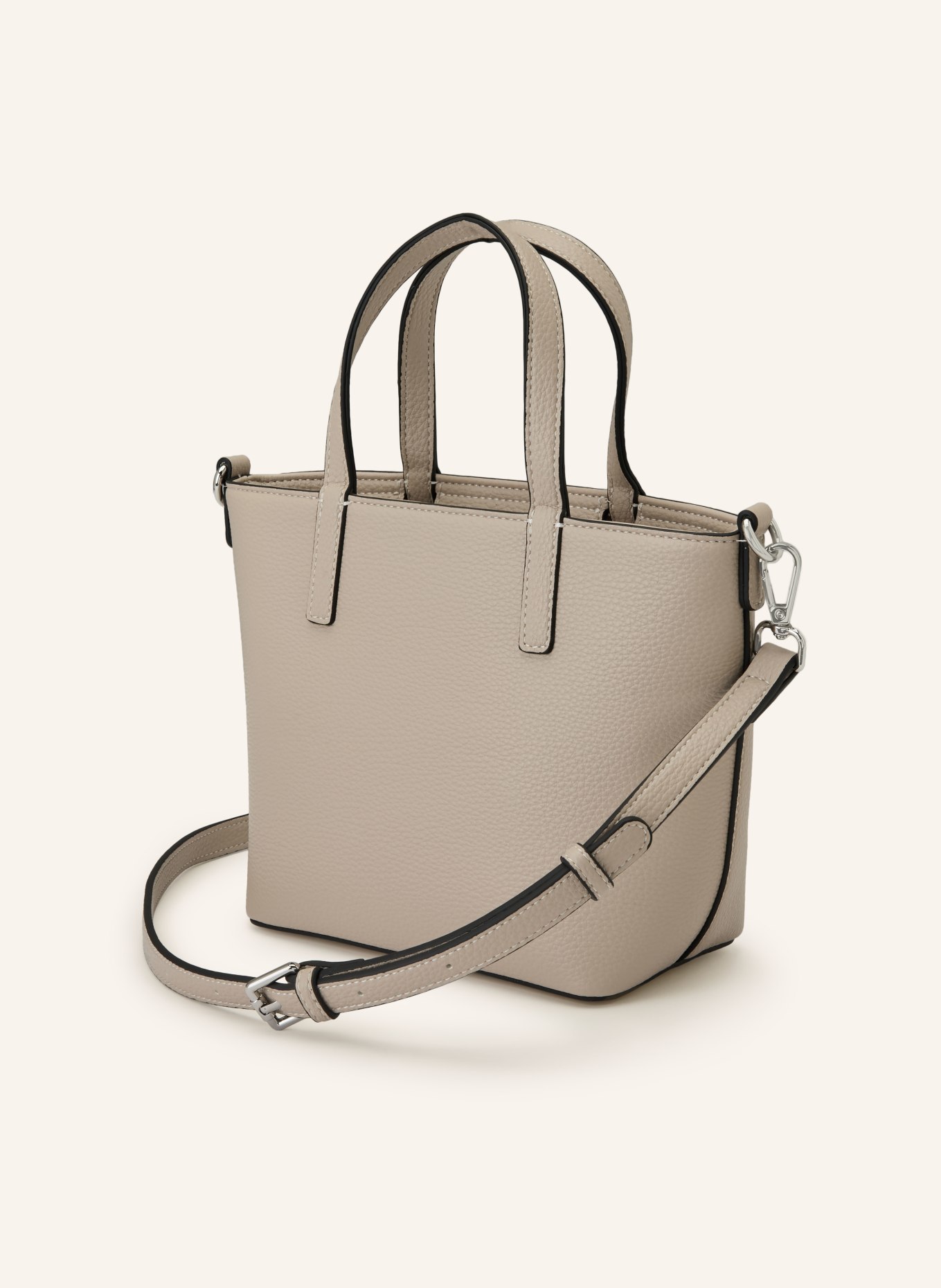 SEIDENFELT Handtasche LOHJA SMALL: BEIGE