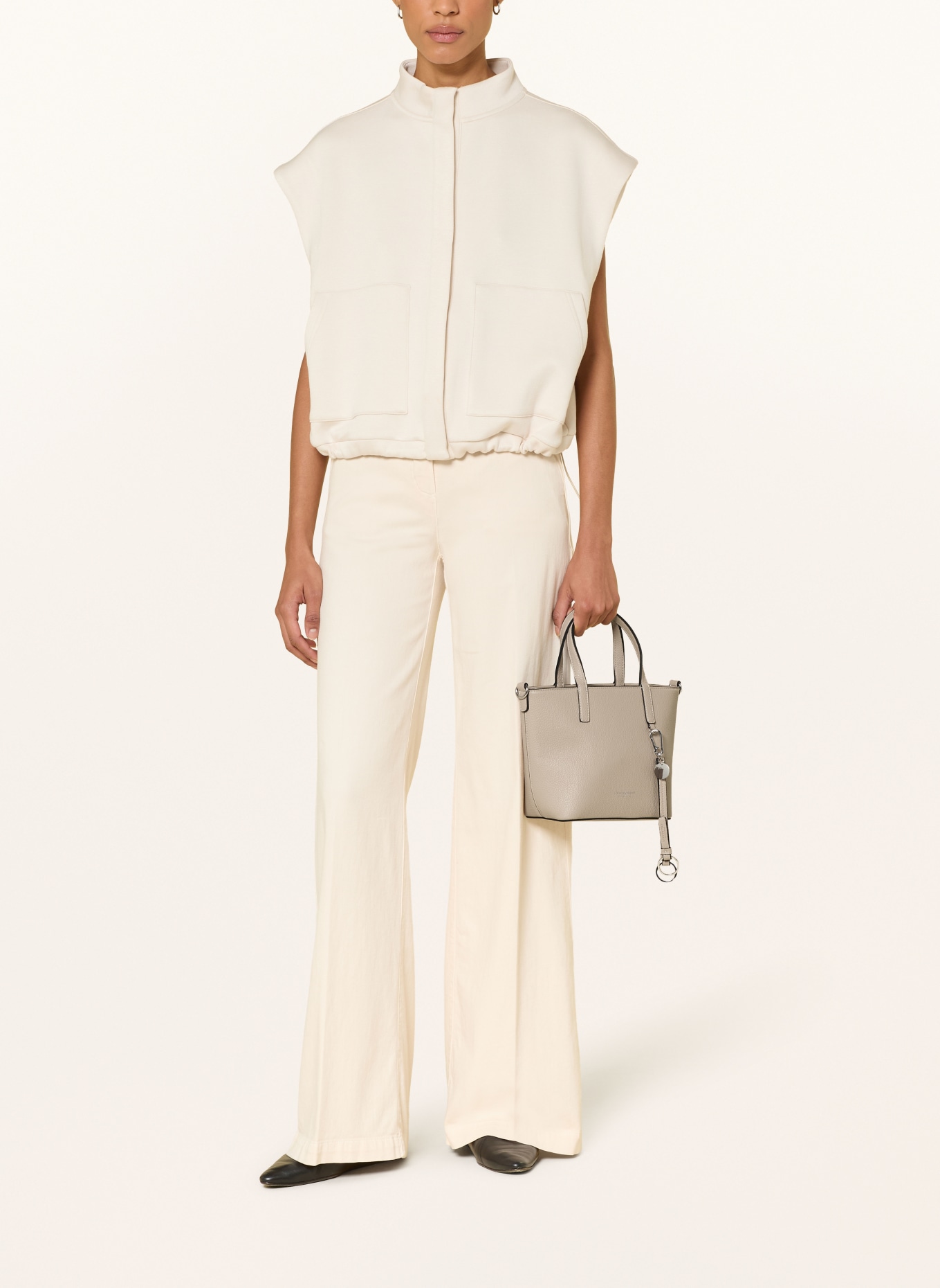 SEIDENFELT LOHJA SMALL Handbag: BEIGE