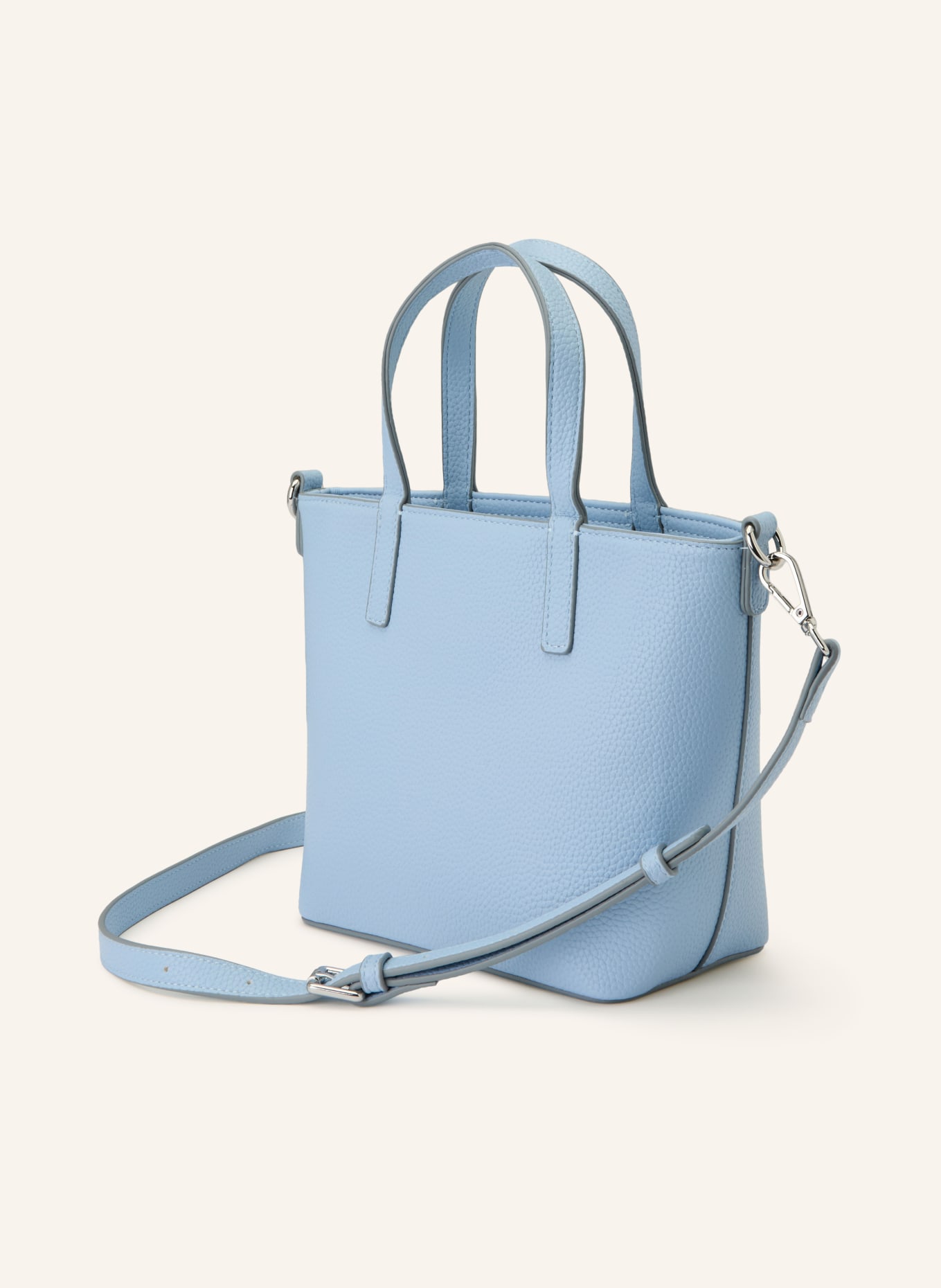SEIDENFELT Handtasche LOHJA SMALL: HELLBLAU