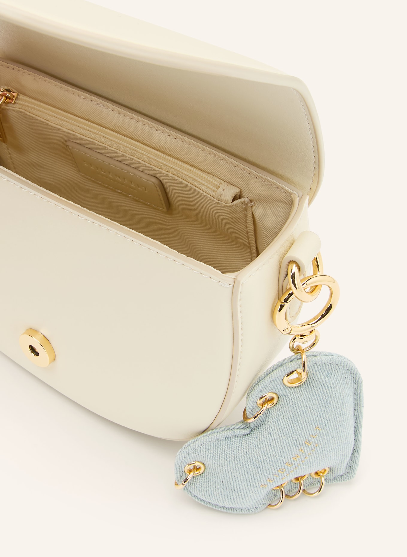 SEIDENFELT Taška přes rameno TAHMELA: KRÉMOVÁ